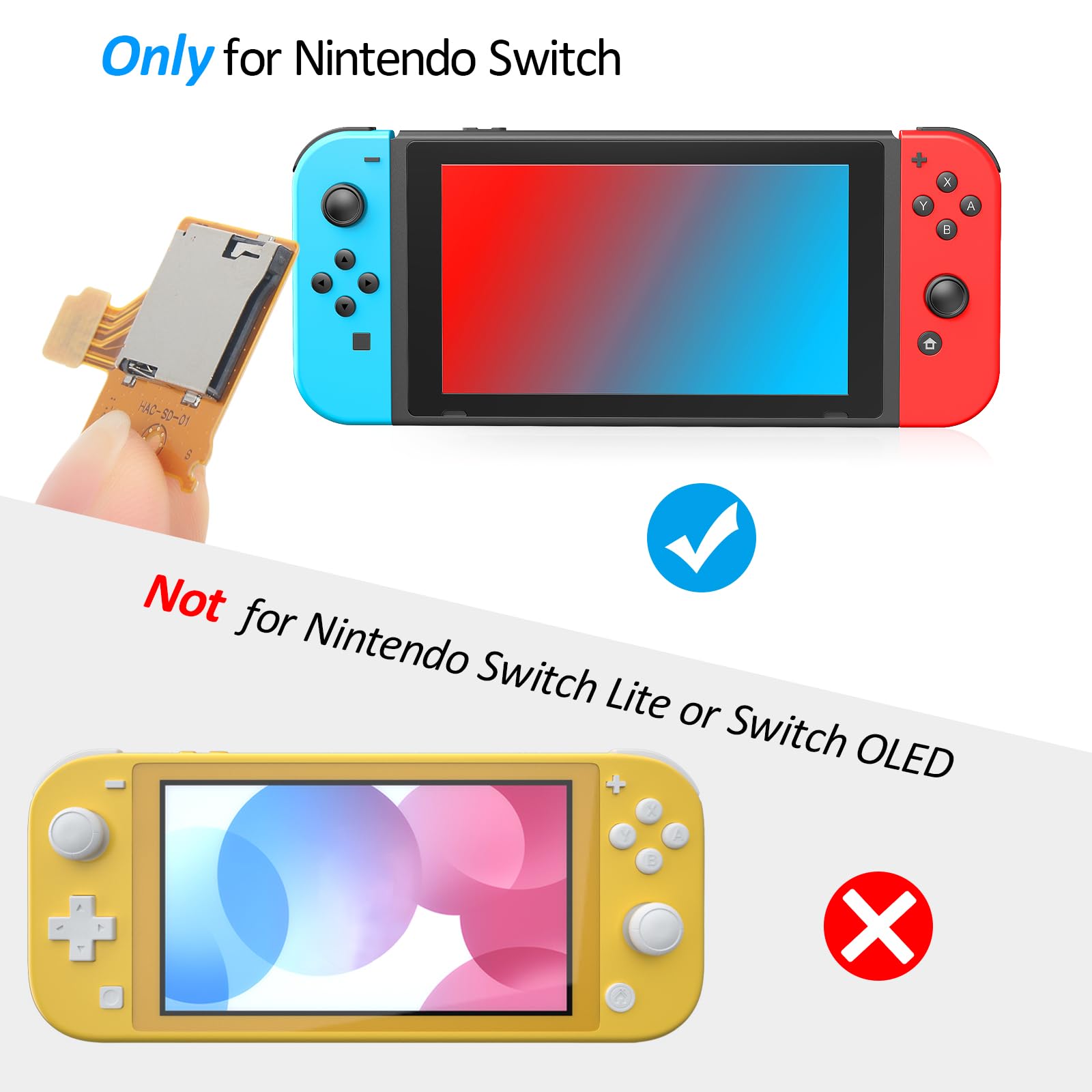 Amazon.com: Micro SD Card Reader for Nintendo Switch NS Memory