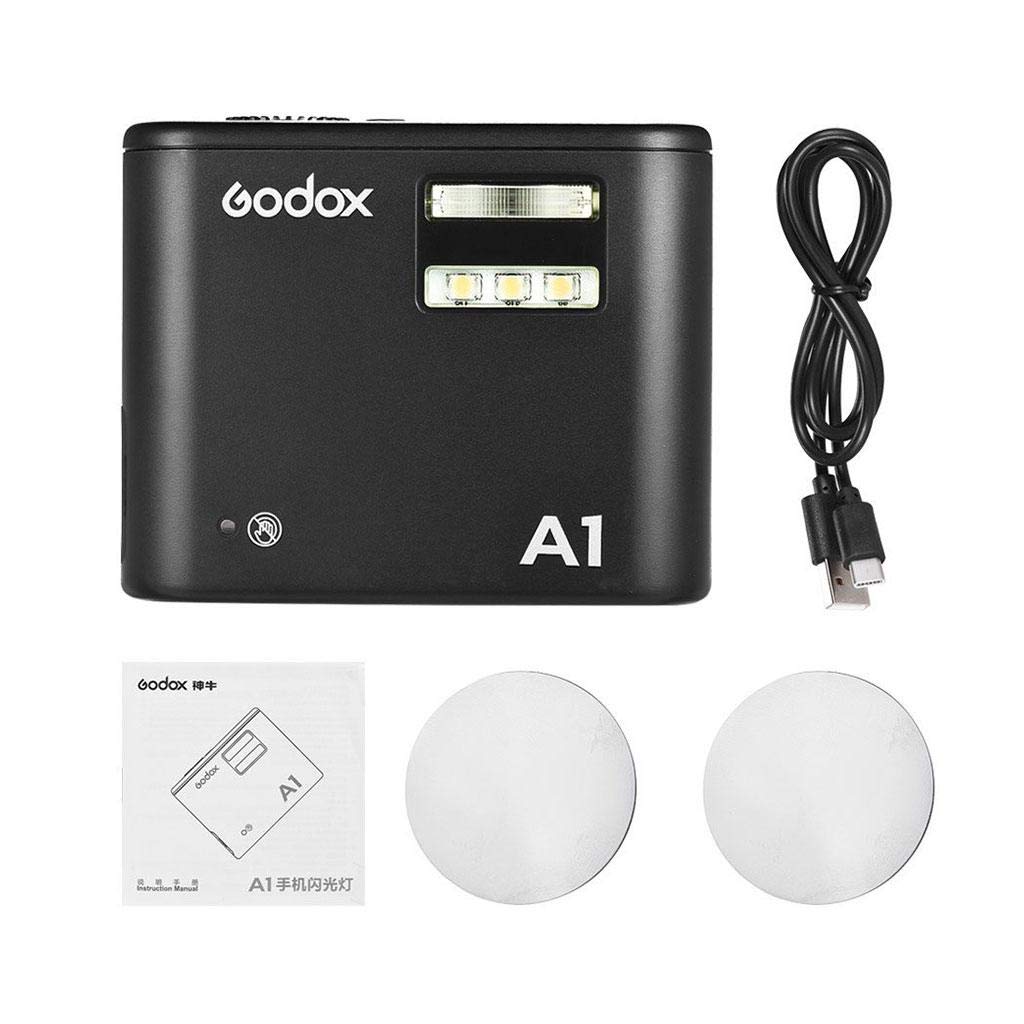 Amazon.com: Godox A1 藍牙閃光燈適用於智慧型手機和發射器– 與應用