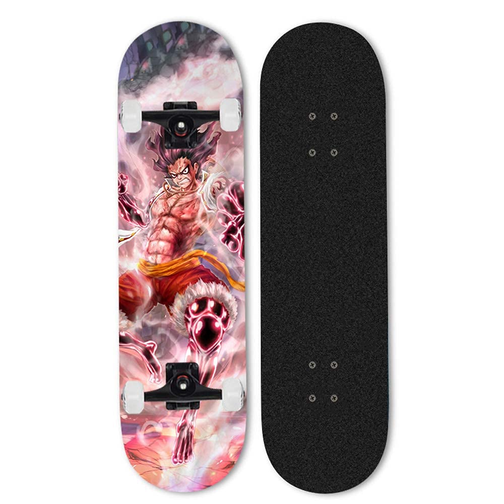 Amazon.co.jp: ZHANGYH スケートボード アニメワンピースルフィ