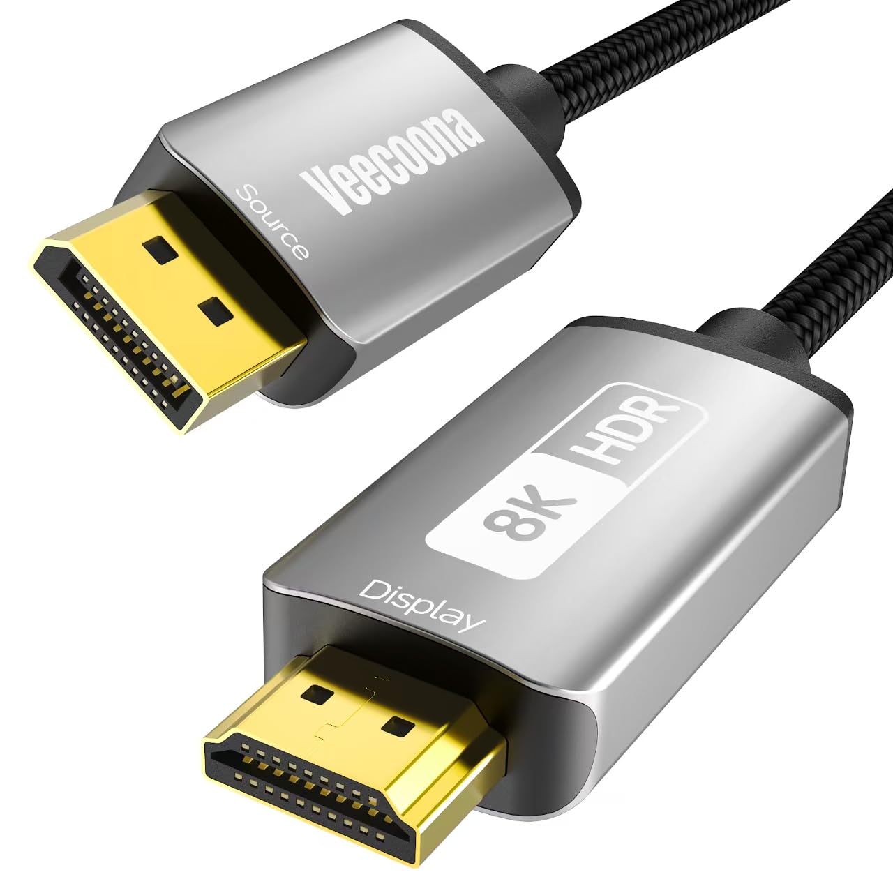 Amazon.com: DisplayPort 1.4 to HDMI 2.1 Cable - 6FT, with 8K@60Hz