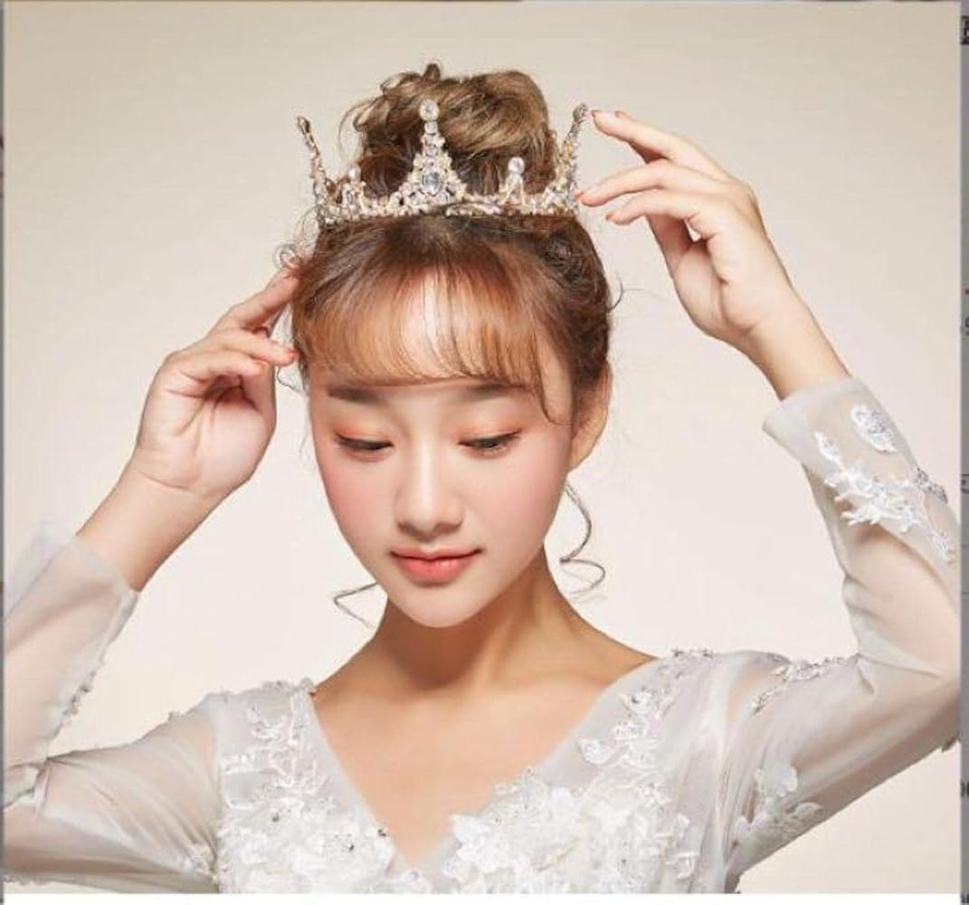 Amazon.co.jp: ティアラ 王冠 クラウン ヘアアクセサリー 髪飾り 結婚