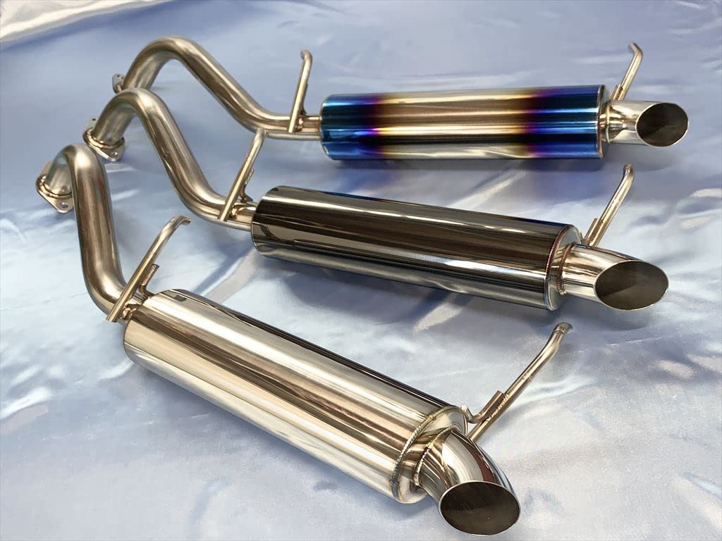 Amazon | ジムニー JB23 マフラー 2ピース仕様 ショートバンパー 用 右