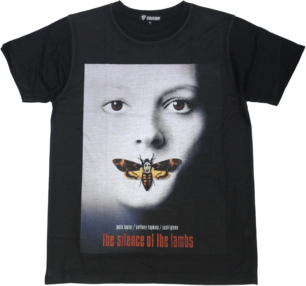 Amazon | [GibGae] 映画Tシャツ 羊たちの沈黙 ジョディ・フォスター