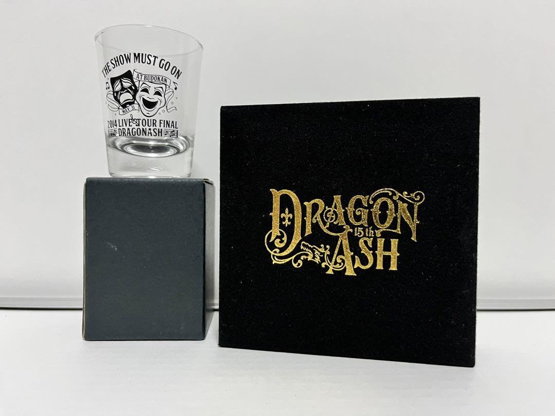 未使用品 レア ドラゴンアッシュ 15th歴代ロゴ ピンバッジ 7種 化粧箱