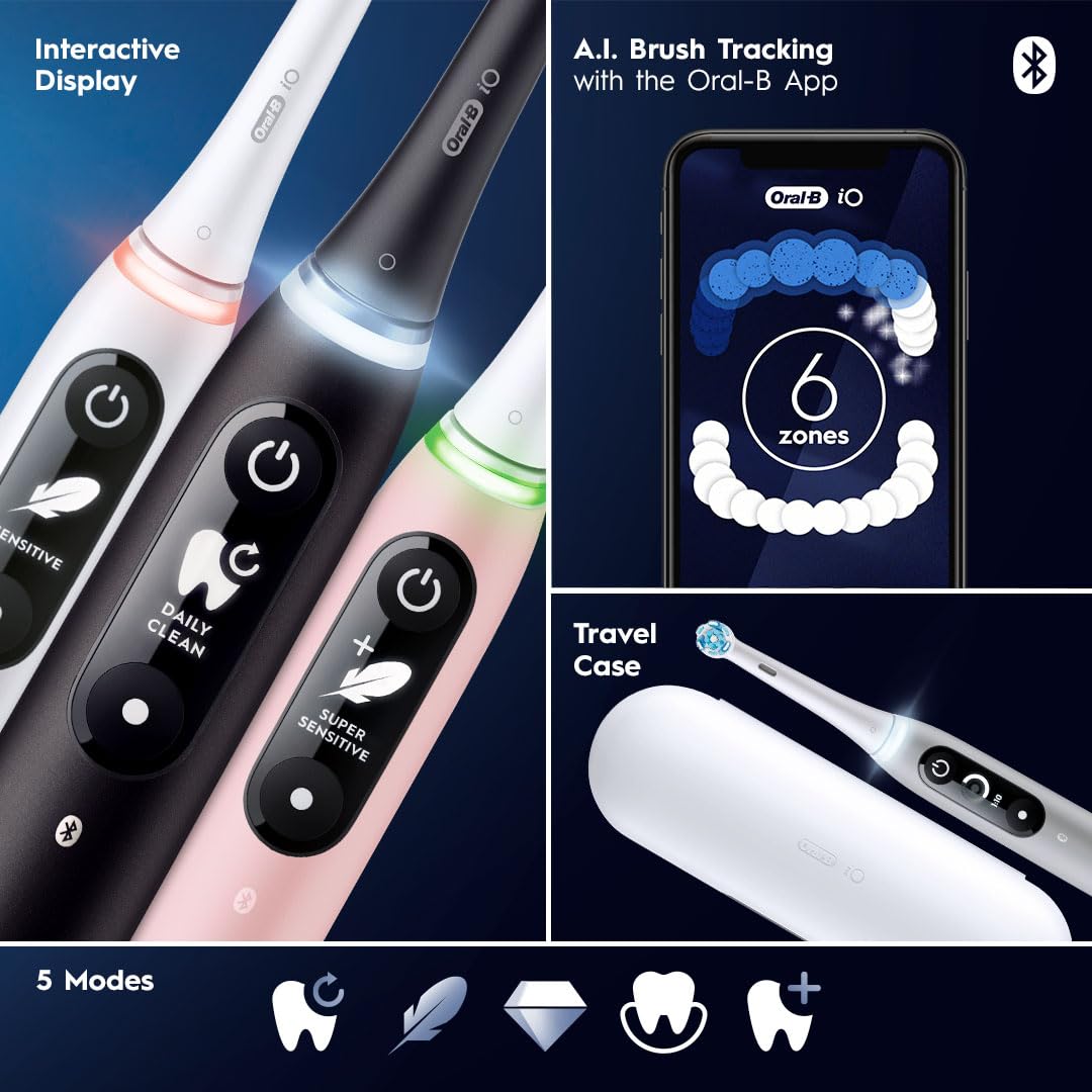 Amazon.co.jp: Oral-B Power iO Series 6 Electric Rechargeable
