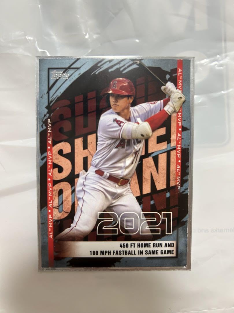 Amazon.co.jp: Topps 大谷翔平2021 MVP カード : おもちゃ