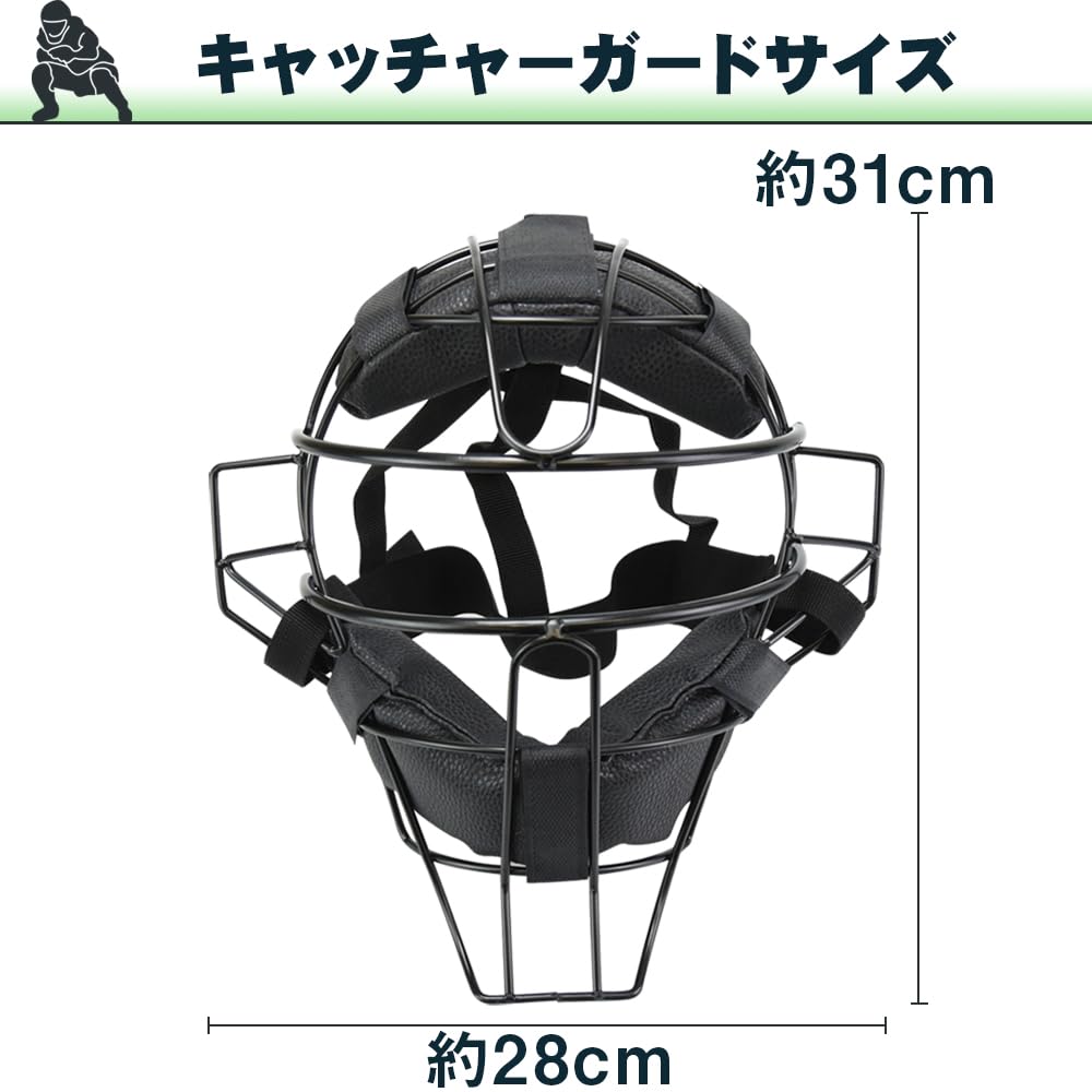 キャッチャー防具4点＋ヘルメット2点＋審判用マスク＋バック＋おまけ
