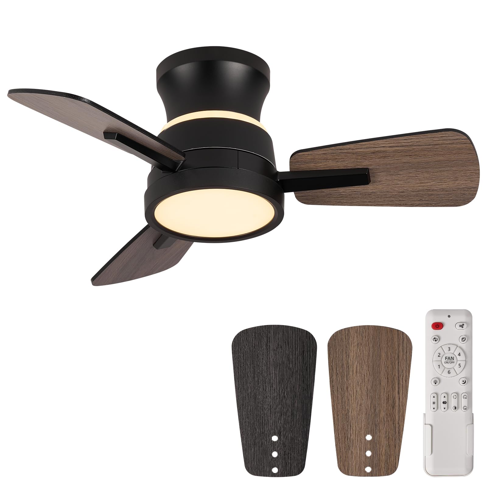 Amazon.co.jp : 【間接照明】XiGLOW シーリングファンライト 6-8畳