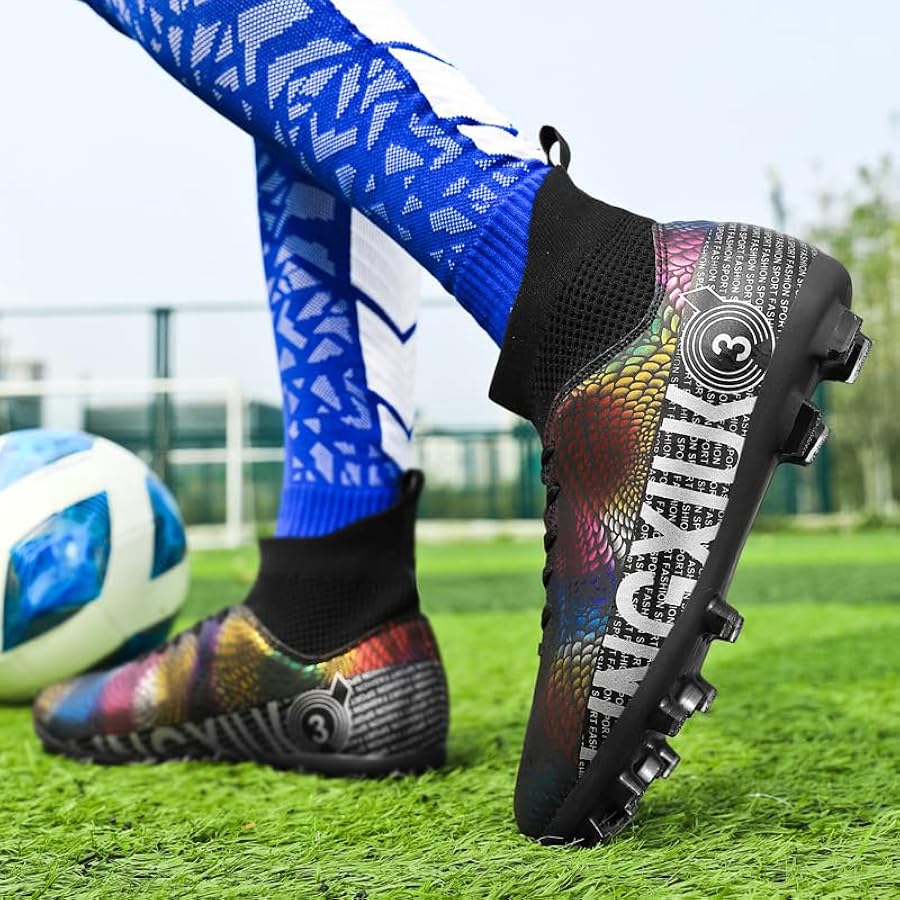 Amazon | [DZXZ] サッカースパイク メンズ サッカーシューズ ジュニア