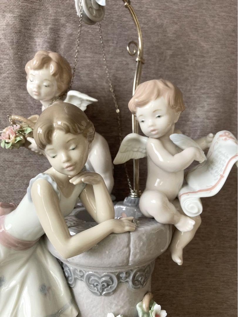 Amazon.co.jp: リヤドロ 幸せを運ぶ天使たち 大型限定作品 リミテッド