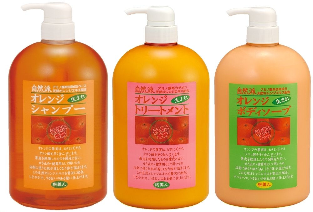 Amazon | アズマ商事の 自然派 オレンジトリートメント・シャンプー