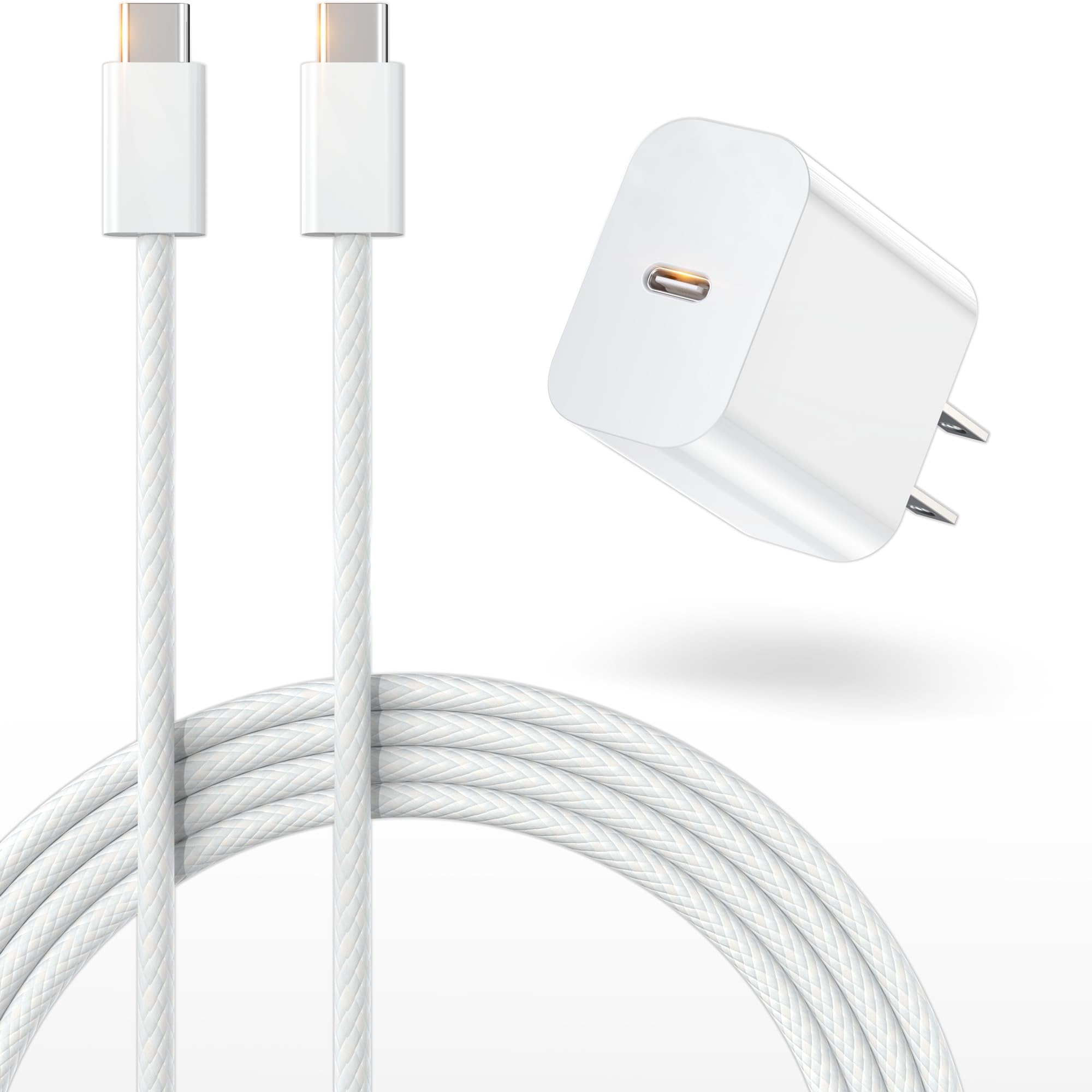 Amazon | iphone 充電器 type-c 20W 「純正 編み込み式ケーブル付き