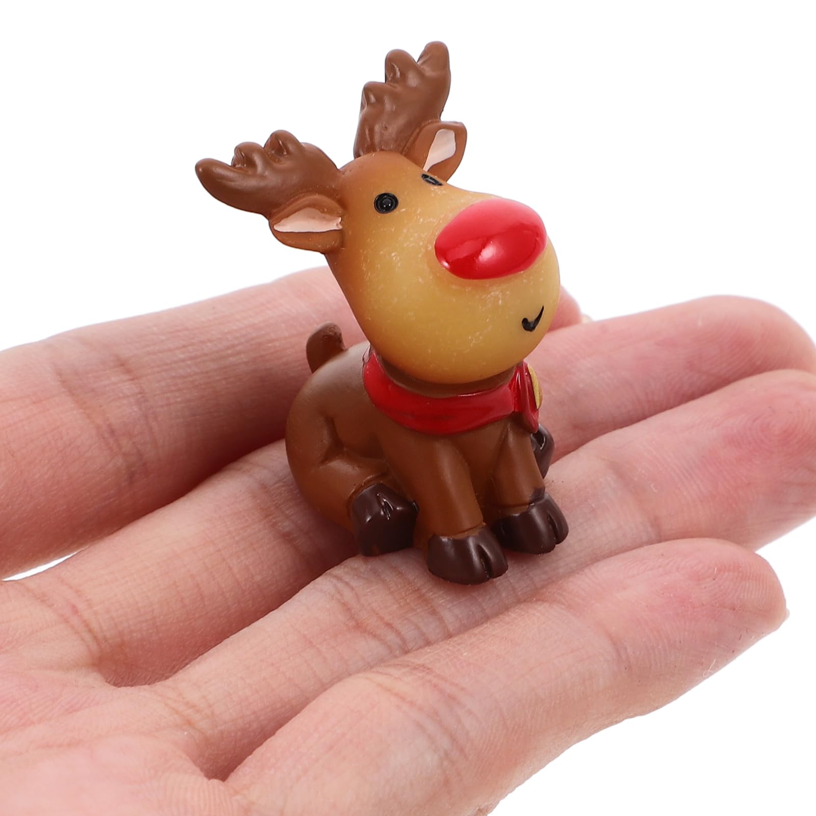 Amazon.co.jp: MAGICLULU 5個 ミニ トナカイ 像 トナカイ ミニチュア