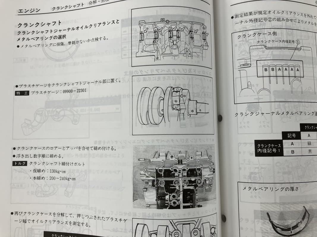 カタナ サービスマニュアルとパーツカタログ GSX400SSNカタナKATANA