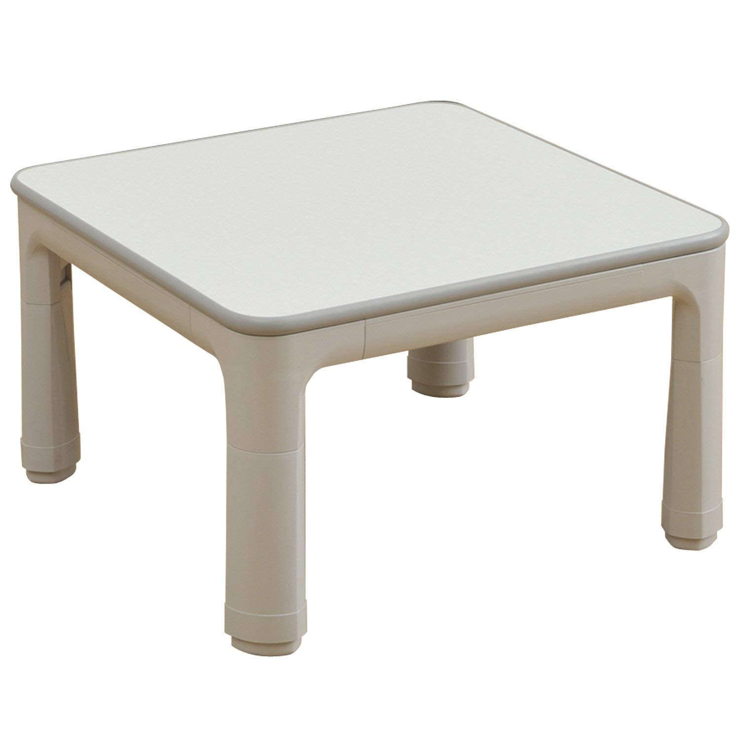 Amazon | [山善] 折脚カジュアルこたつ (継脚付)(60正方形) ライト