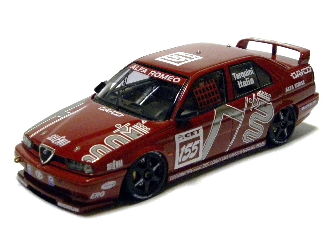 Amazon | 【hpi・racing】1/43 アルファロメオ 155 TS Silverstone No