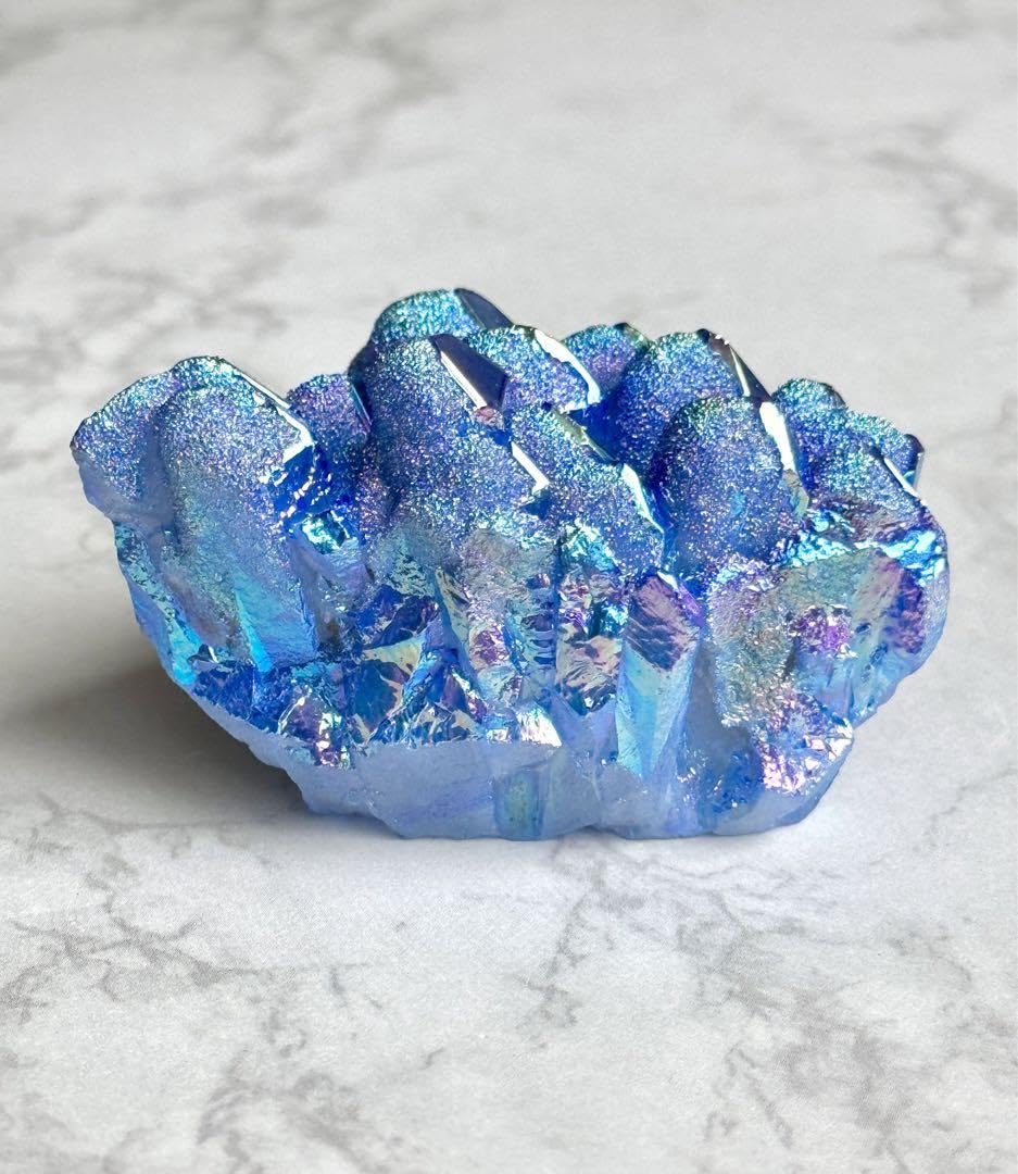 Amazon.co.jp: オーラクリスタル ブルーオーラ クラスター オーロラ