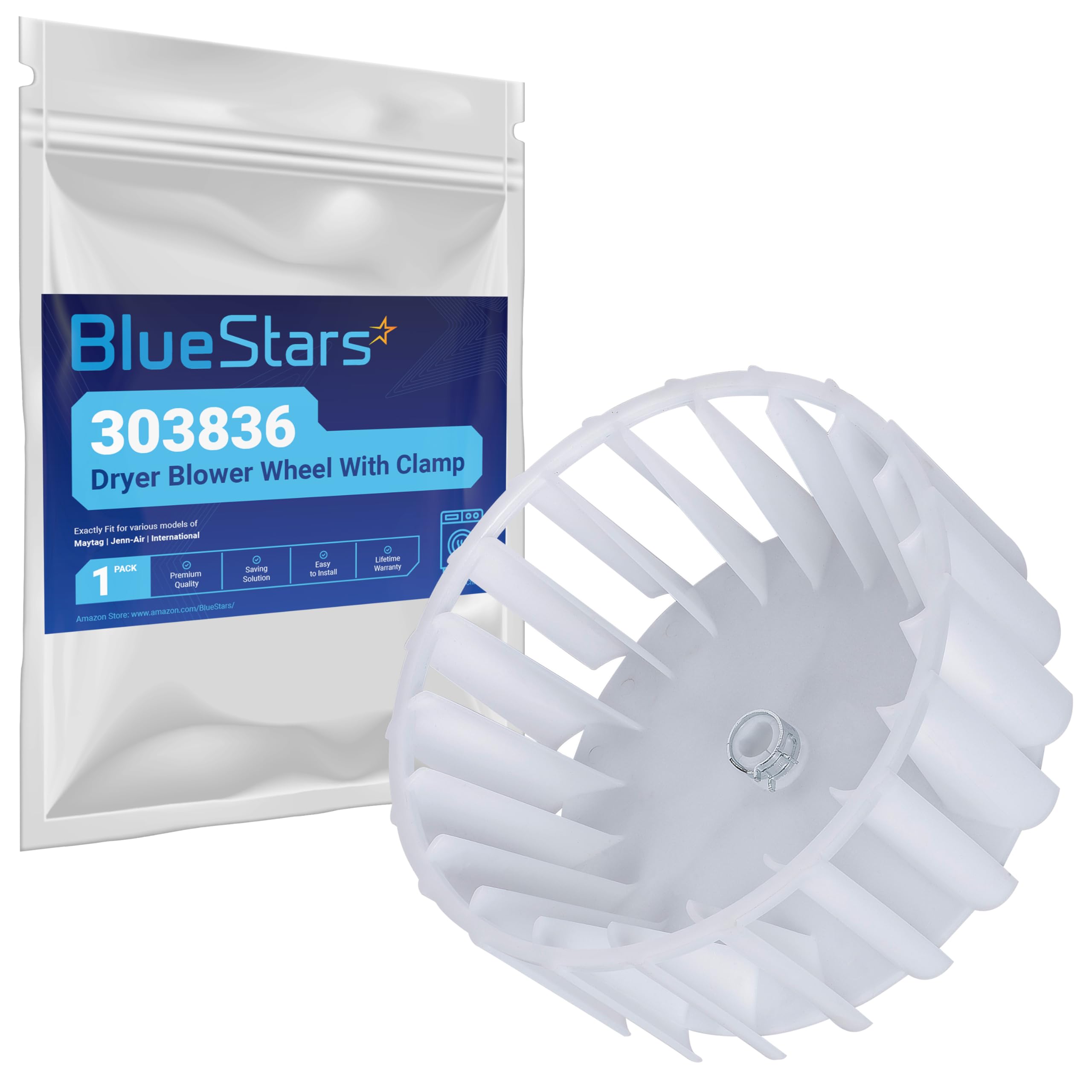 Amazon.com: BlueStars Unbreakable Y303836 303836 Dryer Blower