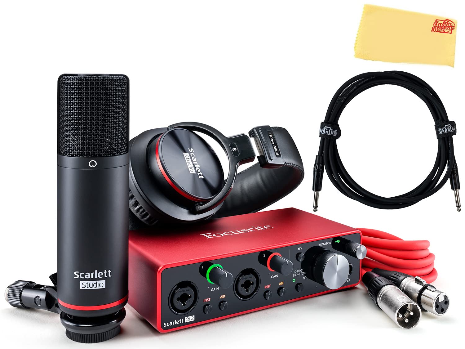 Focusrite Scarlett 2i2 Studio 3rd Gen 2-in, 2-out USB Audio