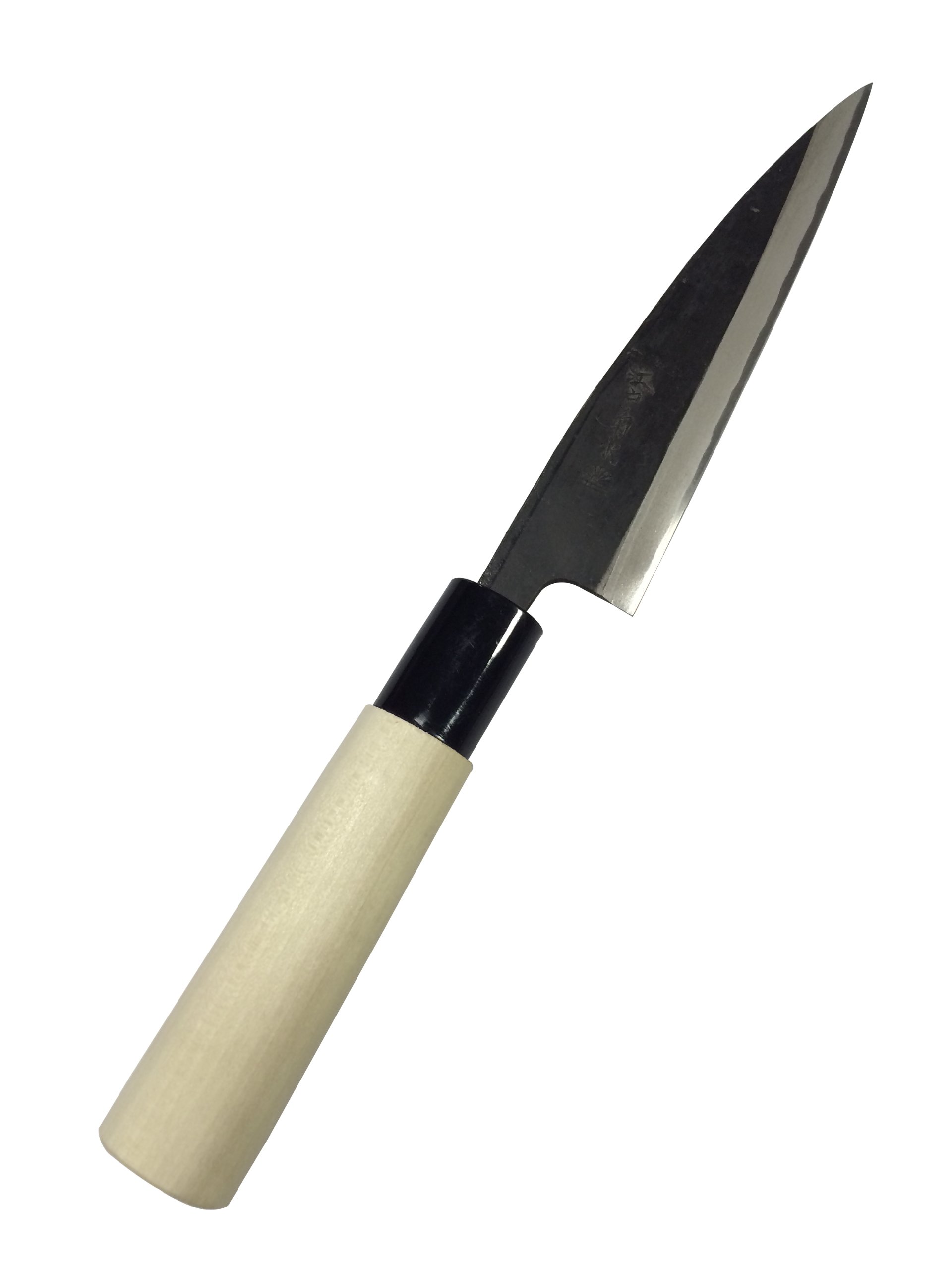 築地正本 鮭切包丁 薄口出刃 黒打ち 約300mm (幅65mm) ① 黒打鮭切庖刀