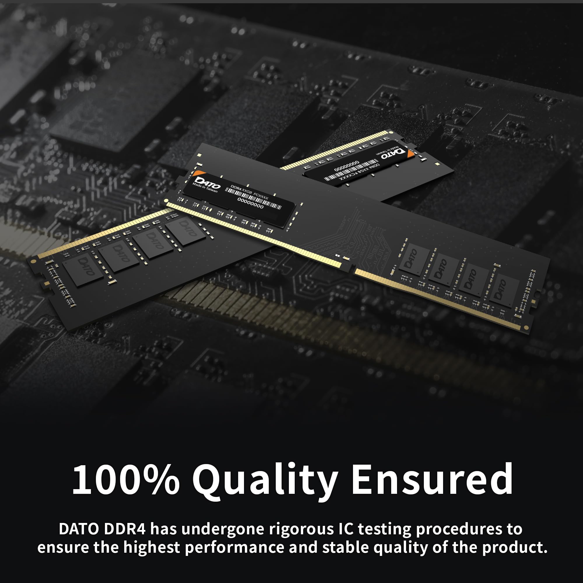 DATO 16GB (8GBx2) RAM, DDR4 3200MHz PC4-25600 CL22 1.2V 288-Pin