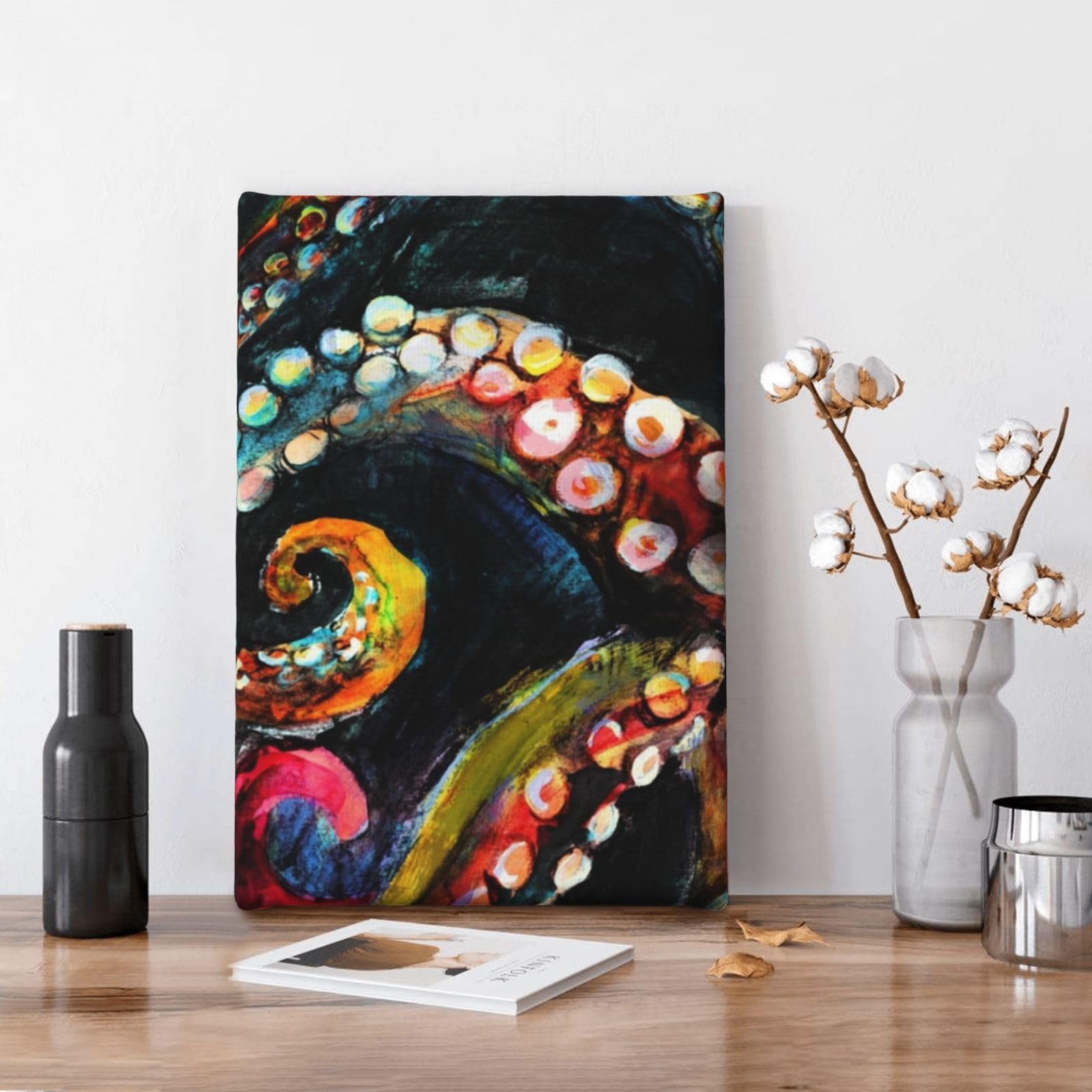 Amazon.co.jp: アートポスター フレーム 装飾画 たこ タコの足 アート