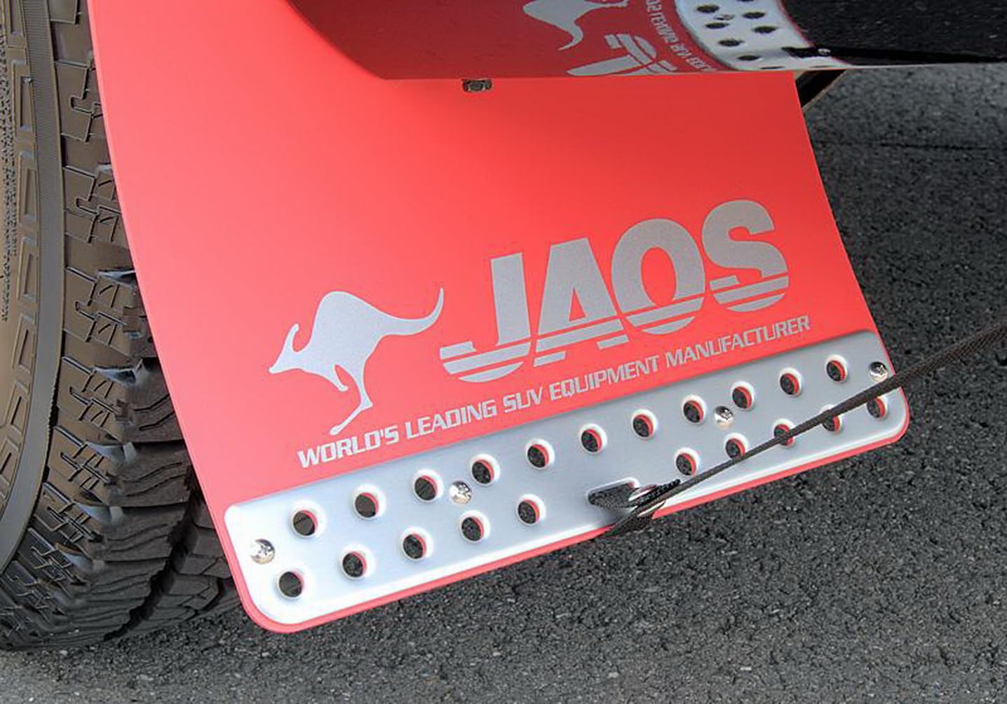 Amazon | ジャオス(JAOS) JAOS マッドガードIII フロントセット レッド