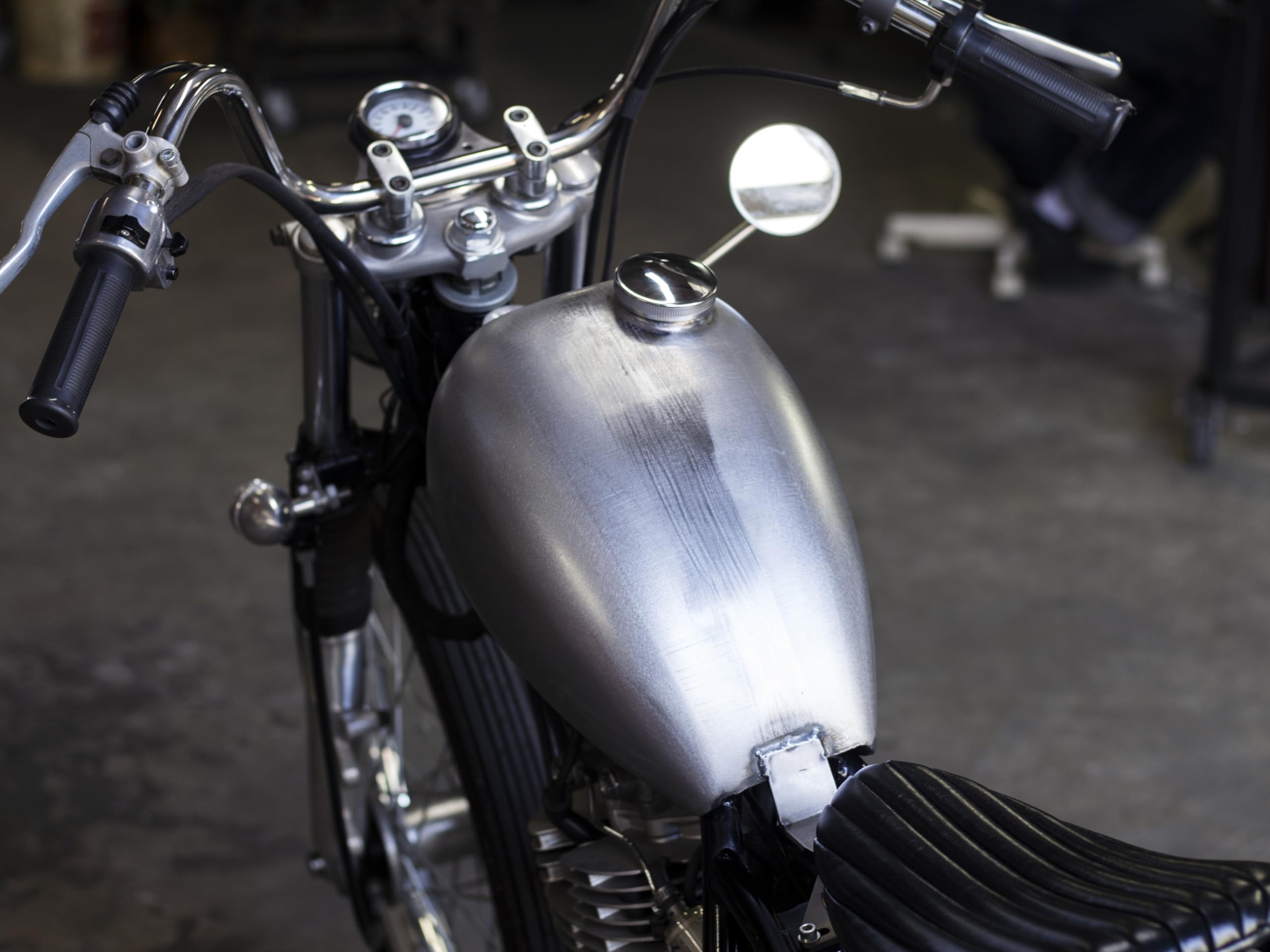 Amazon | MOTOR ROCK SR400/500用 ピーナッツタンクキット ハイ