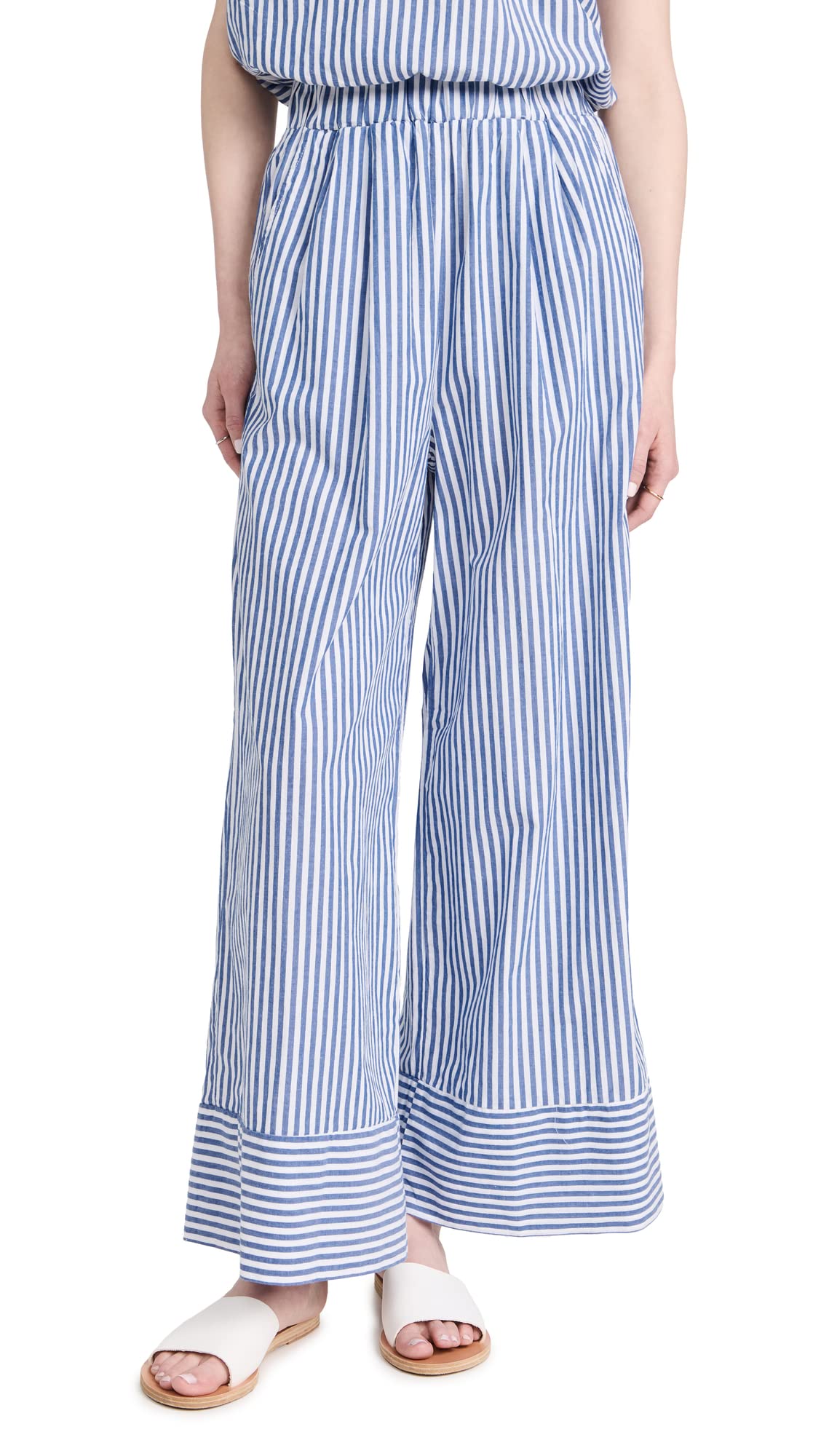 ボトムス mabli 25ss meadow stripe pants & necktie ボトムス mabli