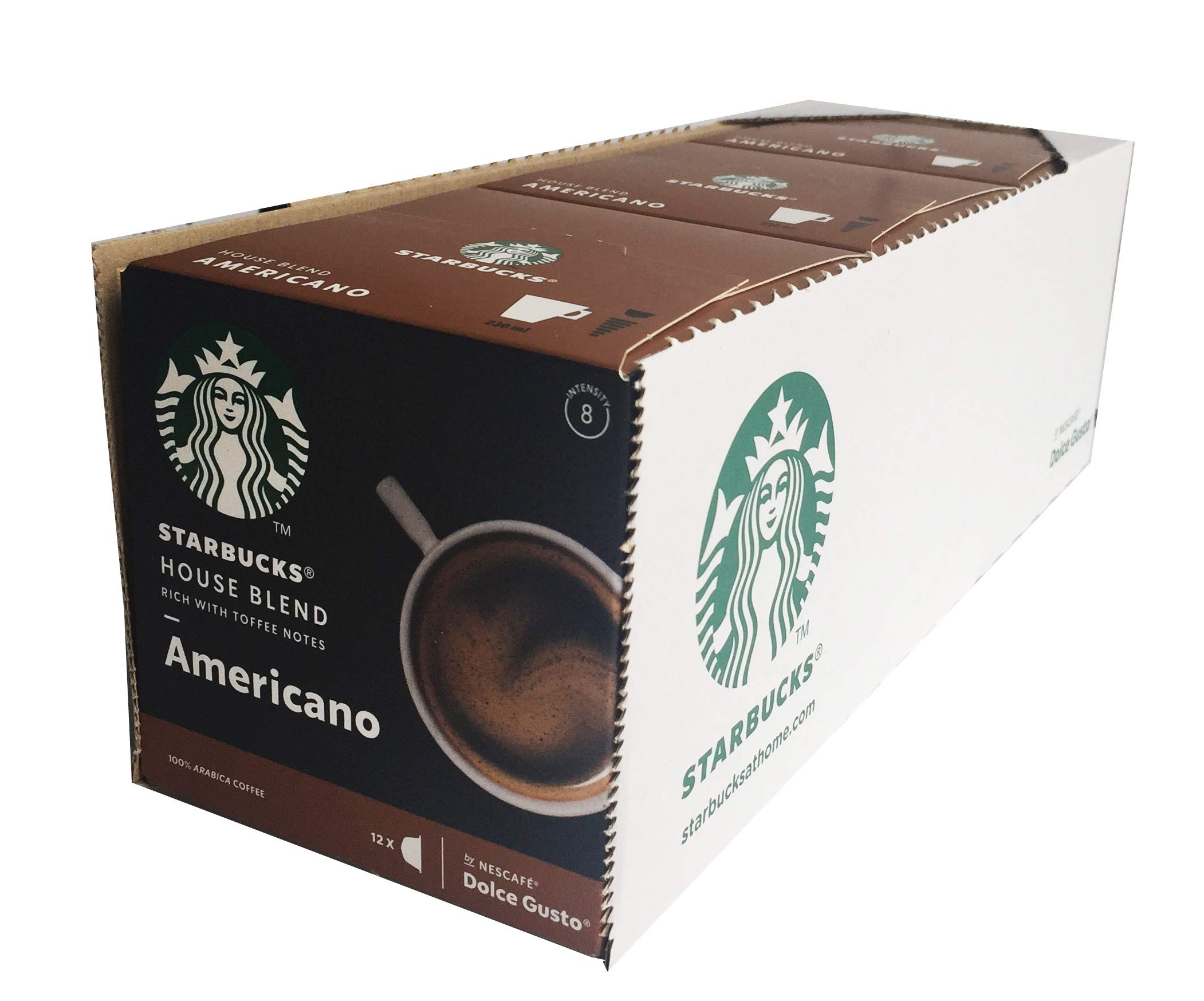 Amazon.com: Nescafe Dolce Gusto Starbucks House Blend Americano x