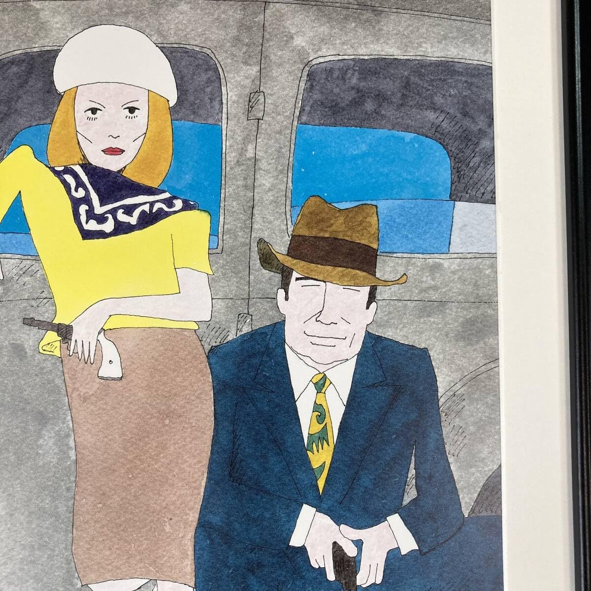 PK額装品 和田誠 映画 イージーライダー デニスホッパー 注文 A3額入