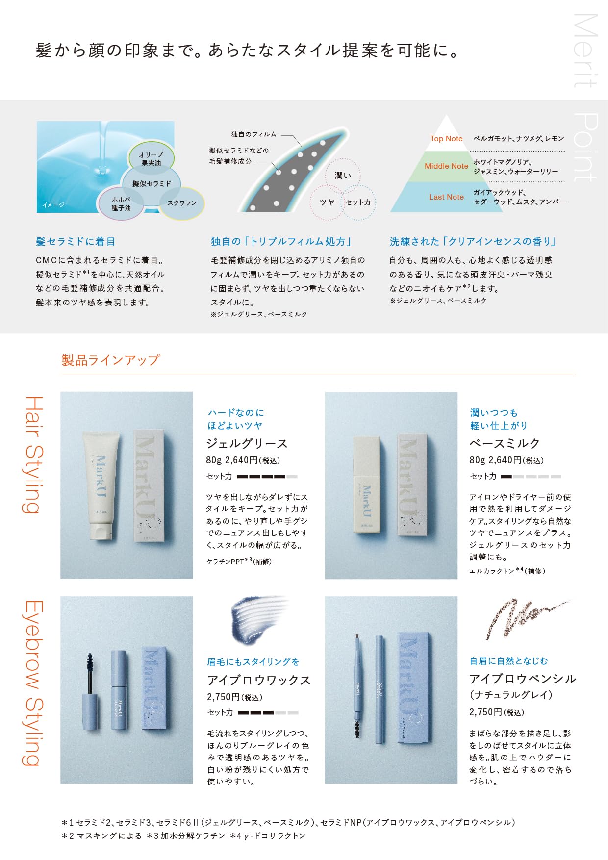 Amazon | アリミノ MarkU(マークユー) ジェルグリース 80g | アリミノ