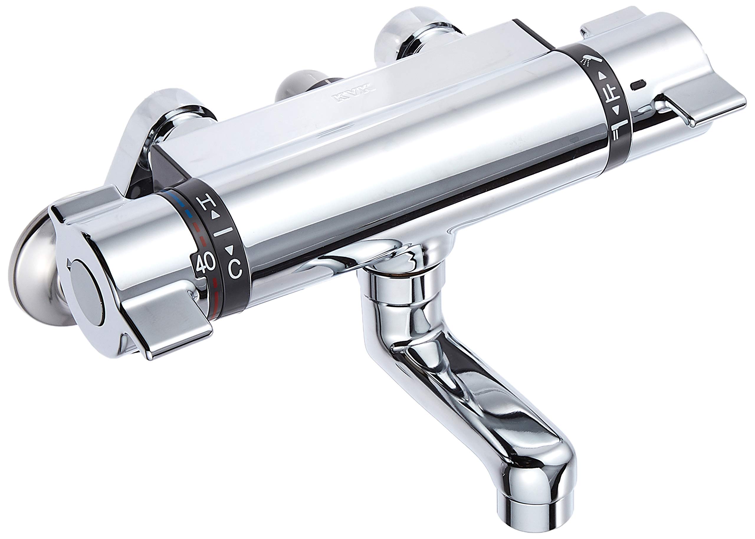 Amazon | KVK サーモスタット式シャワー混合水栓 KF800TN | 浴室水栓