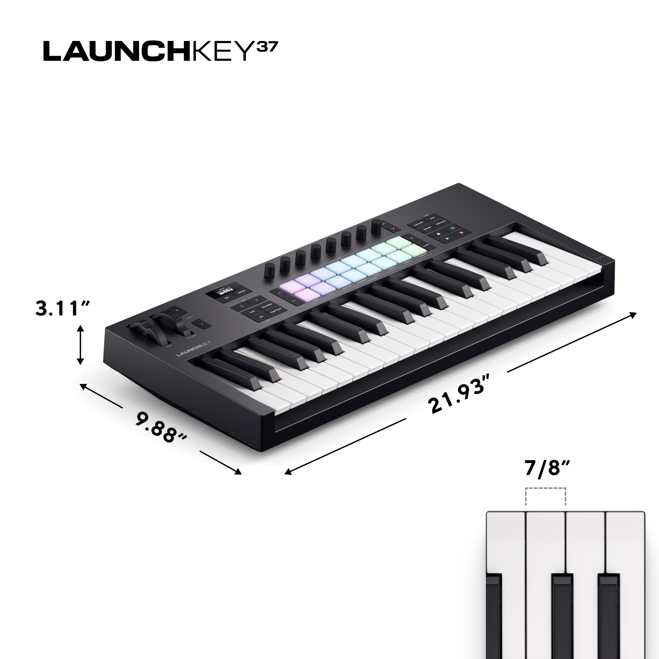 Amazon | Novation/Launchkey 37 Mk4 | MIDIキーボード | MIDI