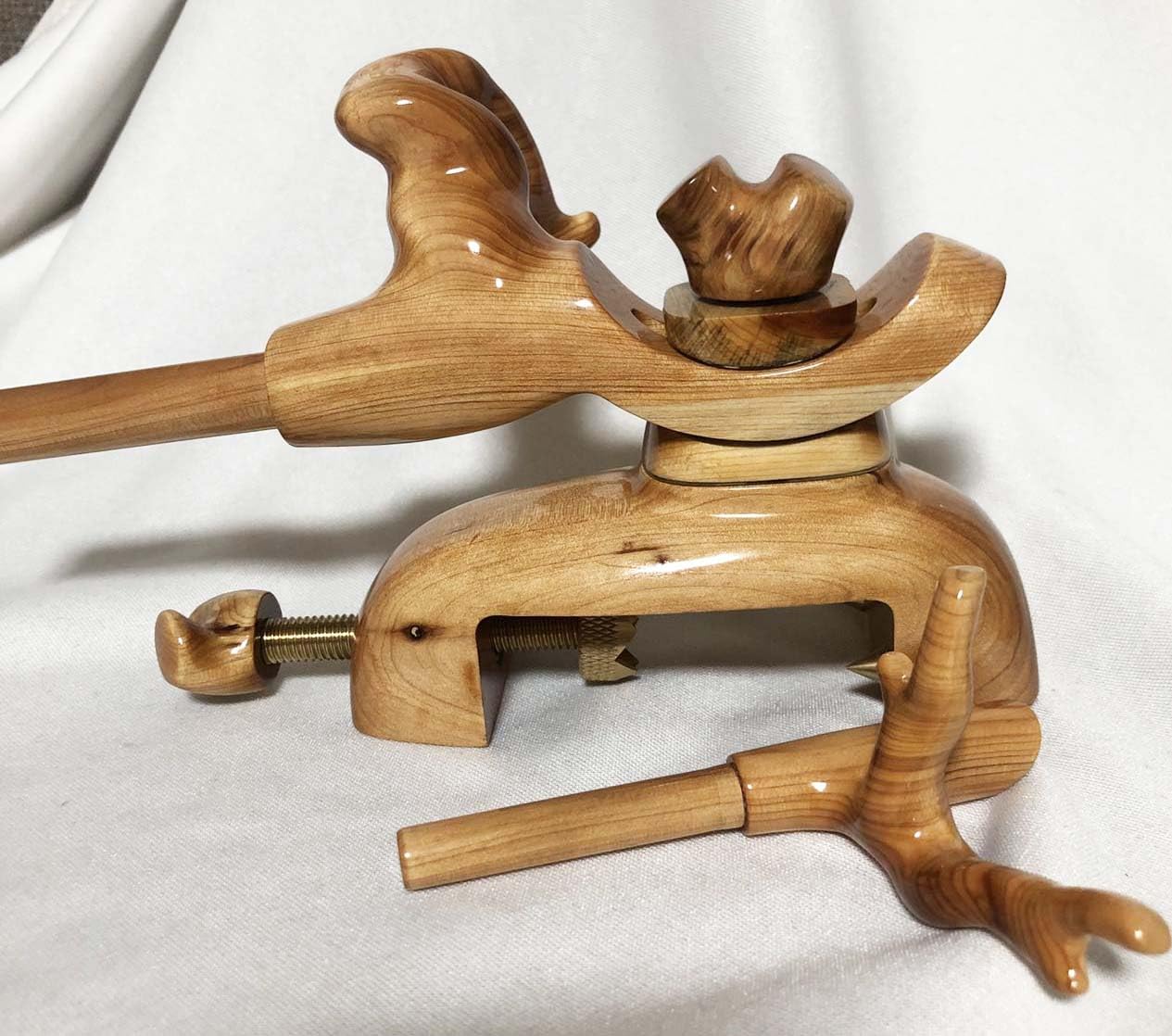 Amazon | ヘラブナ万力 天然木(特選ヒノキ)3種類 弓型万力 へら用品万