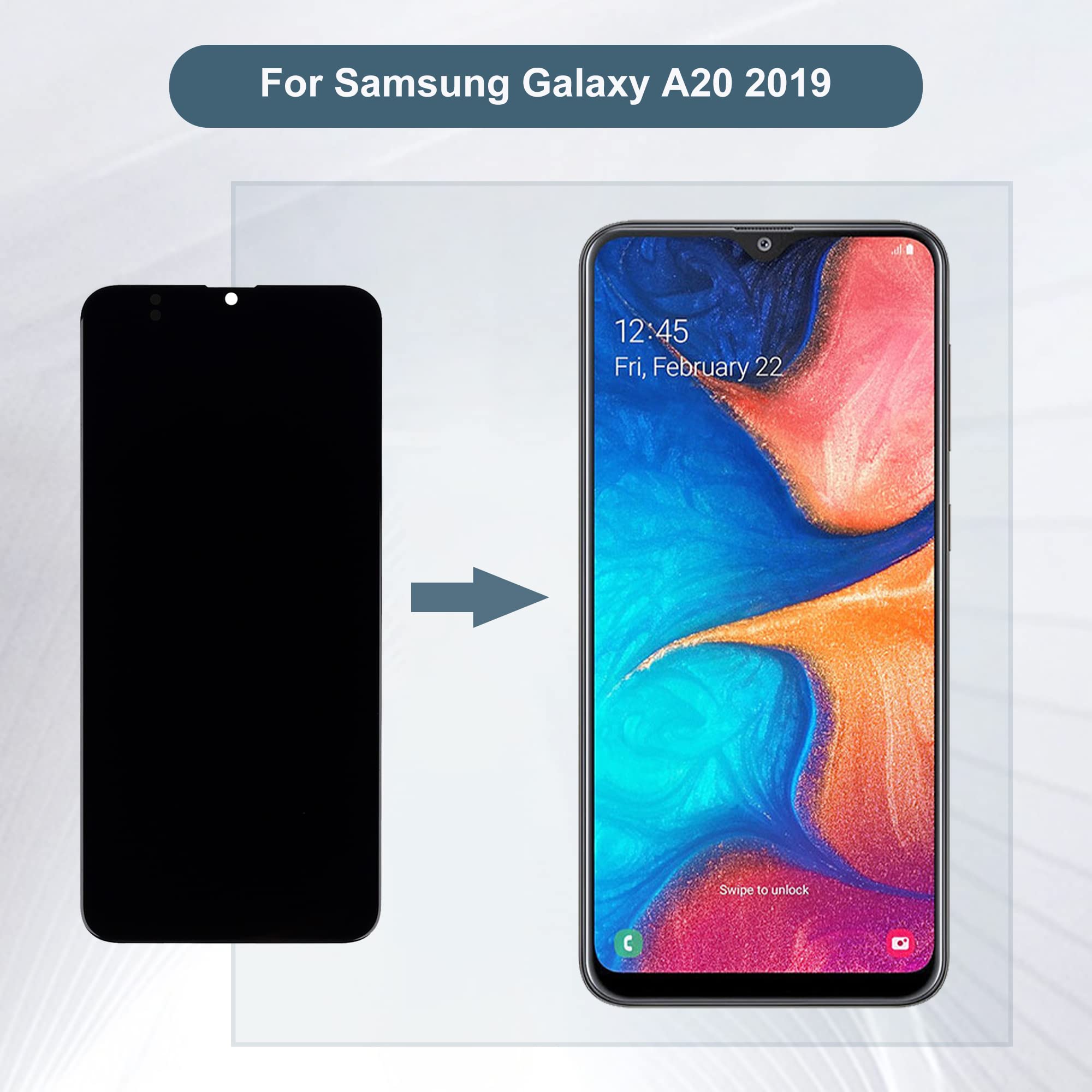 Amazon.com: New LCD Screen Compatible with Samsung Galaxy A20 2019