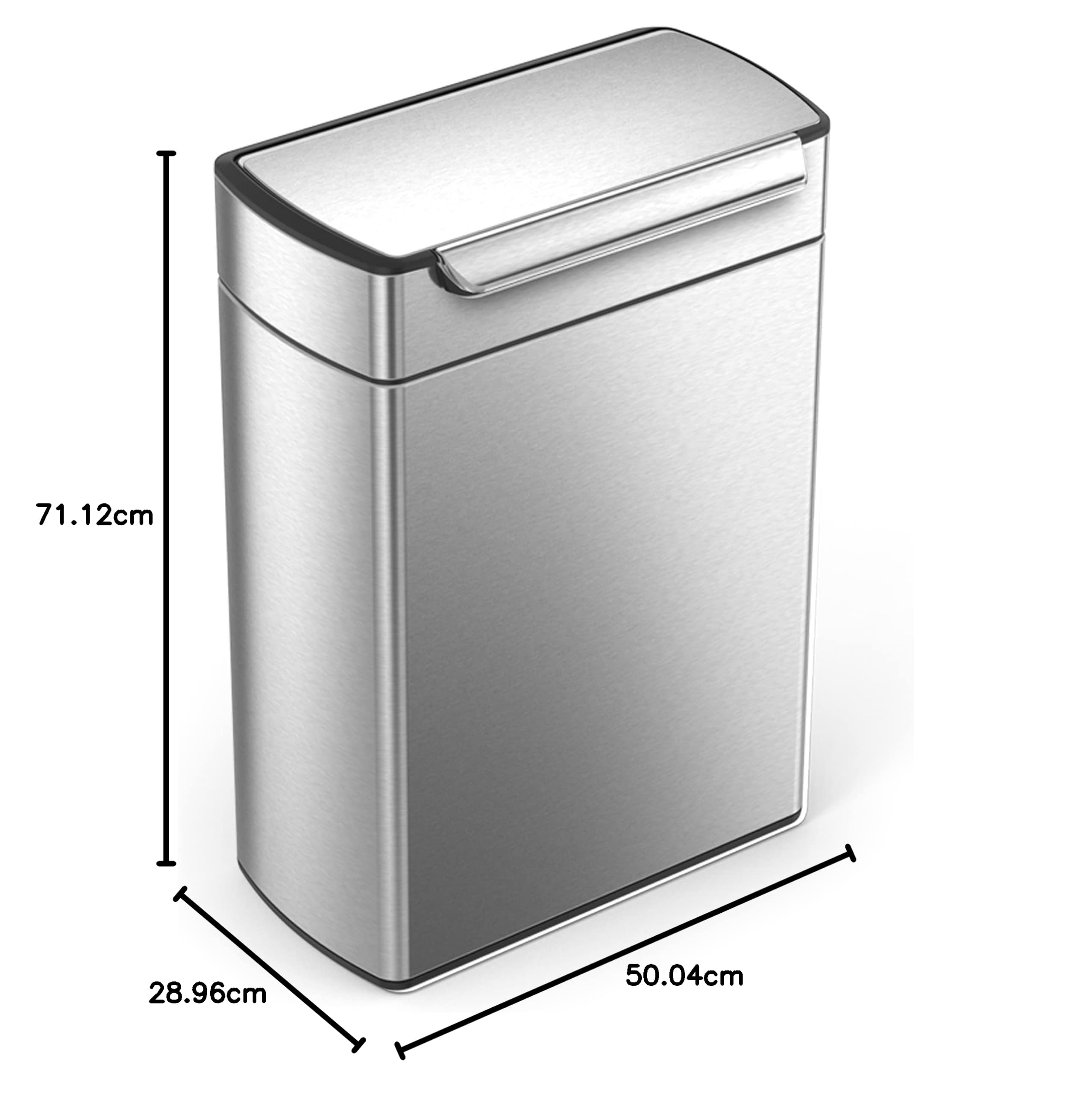 Amazon｜シンプルヒューマン ゴミ箱 分別 リサイクル 48リットル