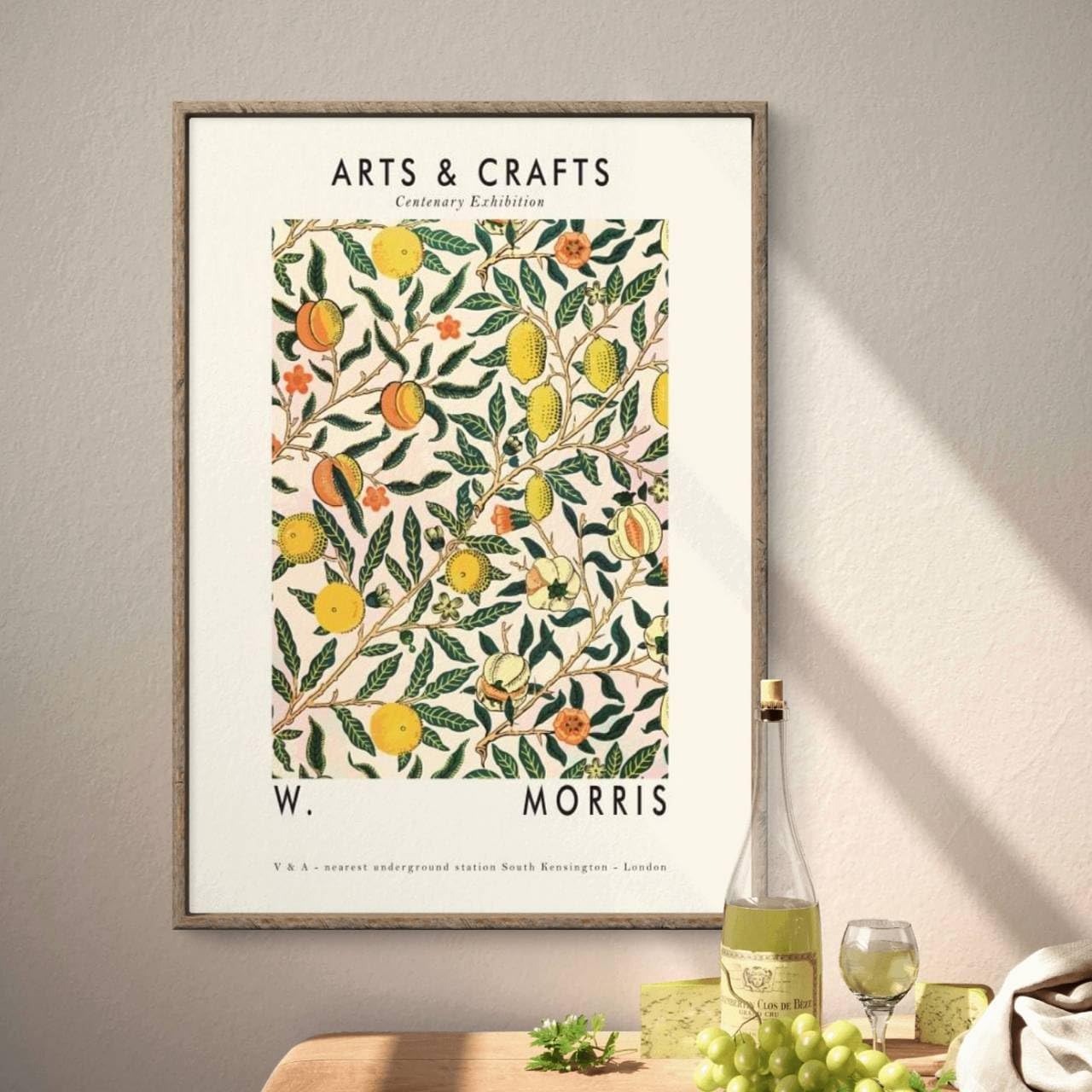 Amazon.co.jp: ウィリアムモリス デザイン7 各種サイズ アートポスター