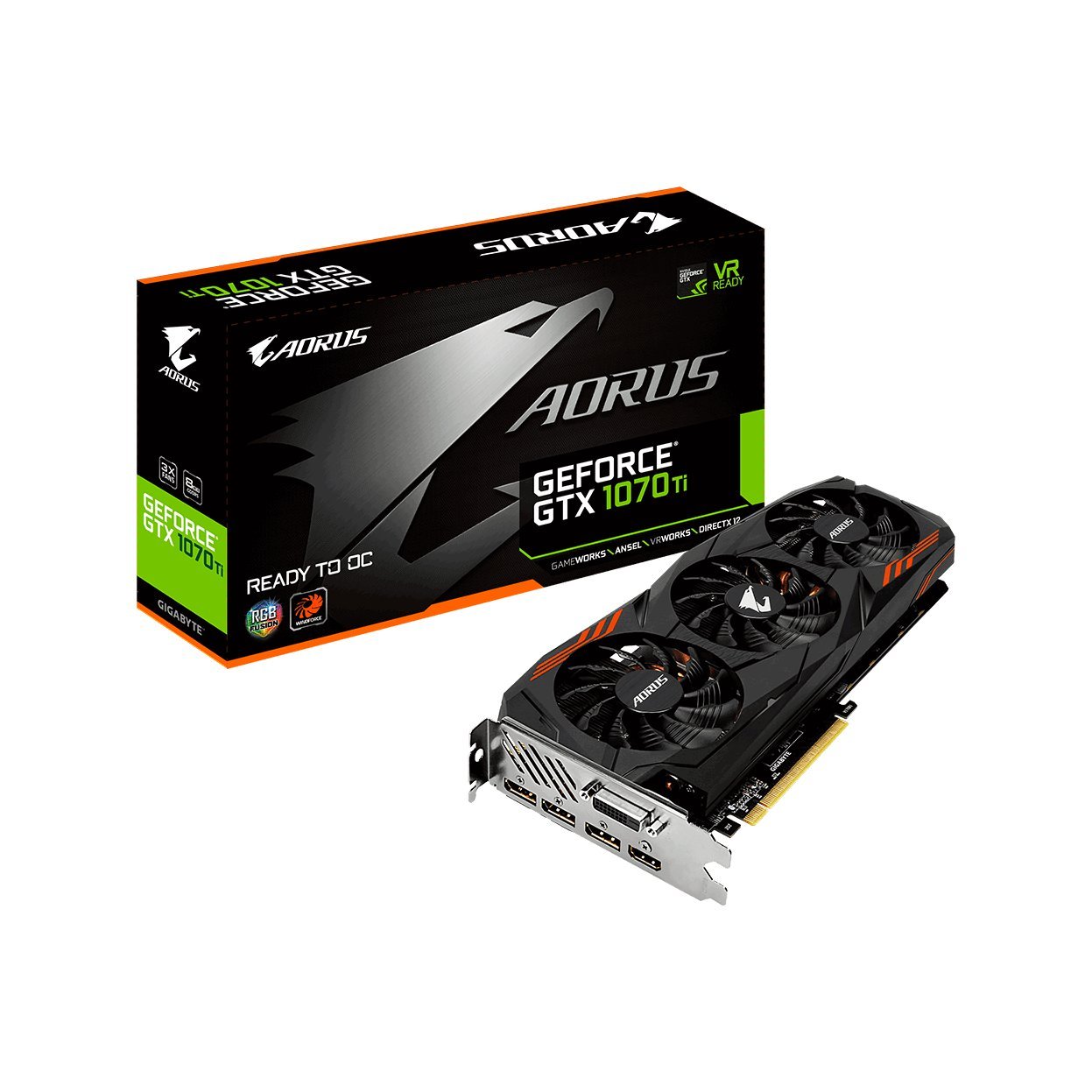 Amazon | GIGABYTE ビデオカード GEFORCE GTX 1070Ti搭載 GV