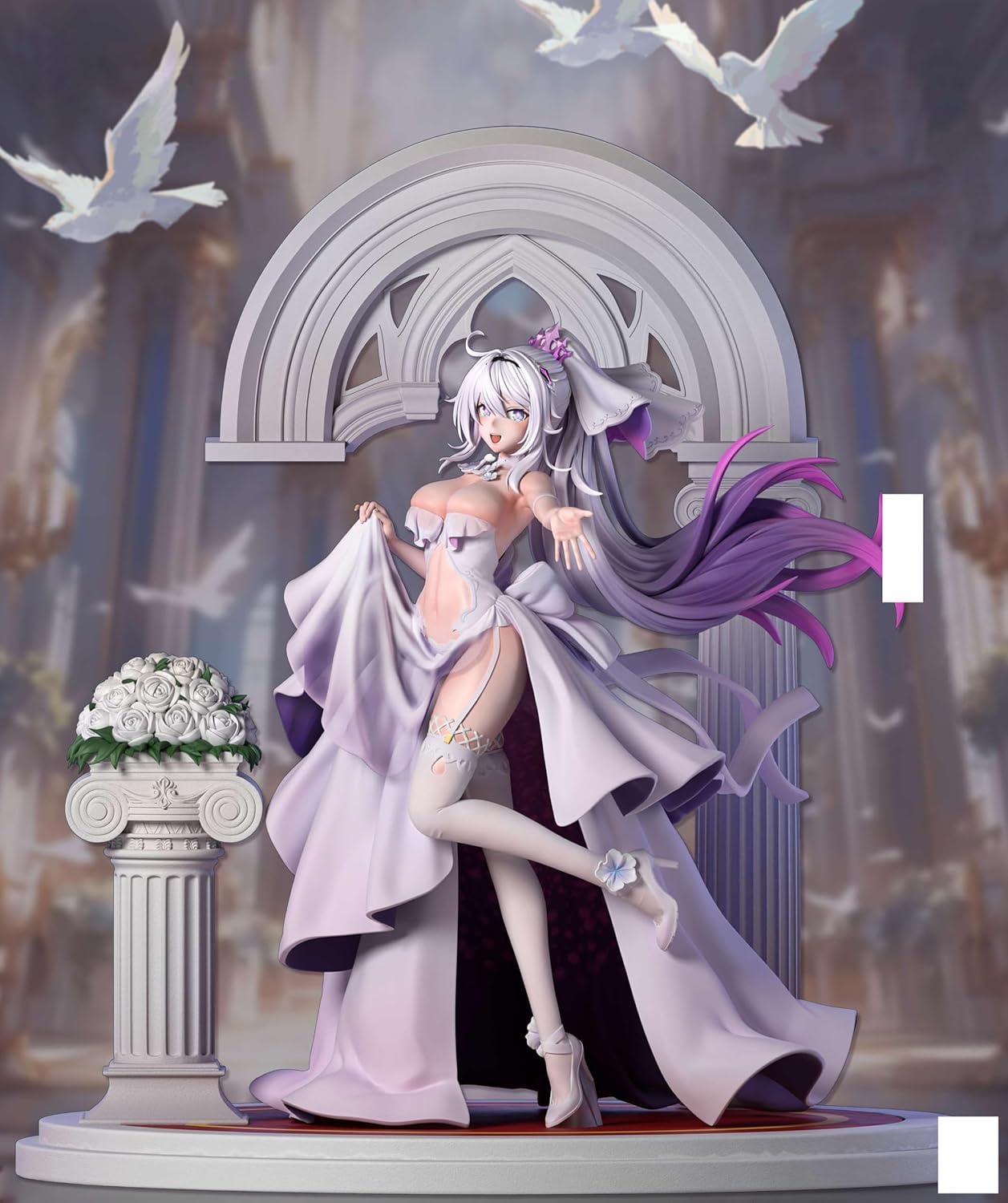 Amazon.co.jp: キアナ・カスラナ フィギュア 花嫁Ver. 1/6スケール