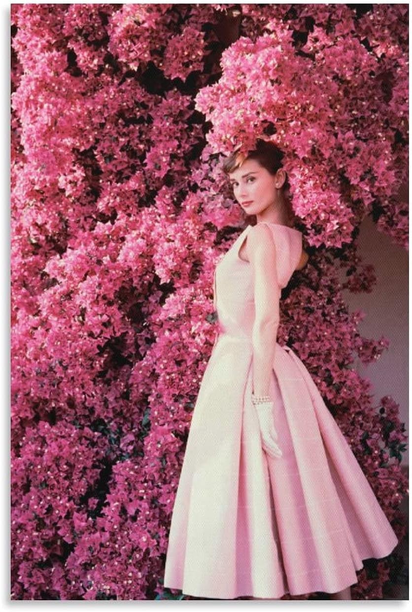 Amazon.co.jp: オードリー・ヘップバーン ポスターアートパネル 壁の絵