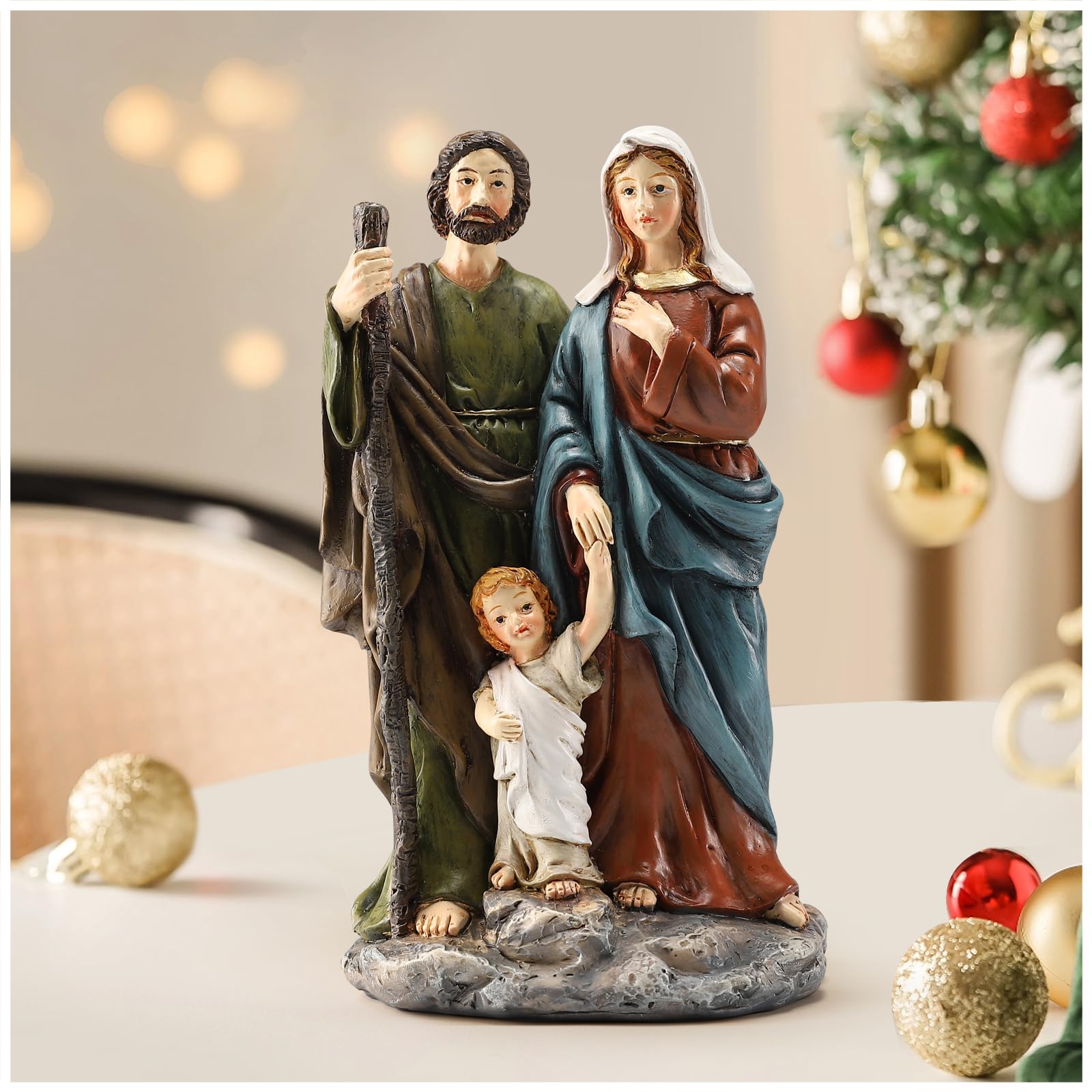 Amazon.co.jp: Magicsculp 7.6インチ クリスマス キリスト降誕 シーン