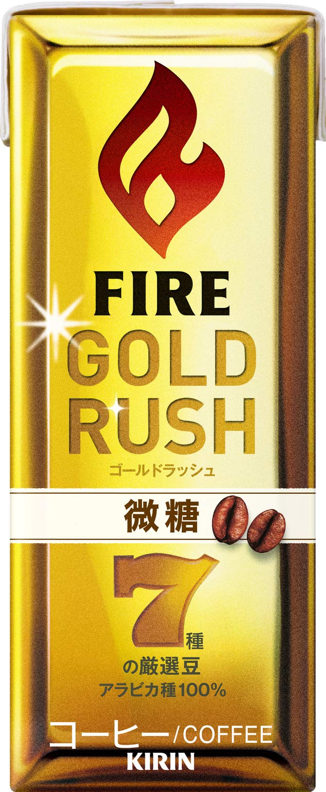 Amazon.co.jp: キリン ファイア ゴールドラッシュ 微糖 200ml紙パック