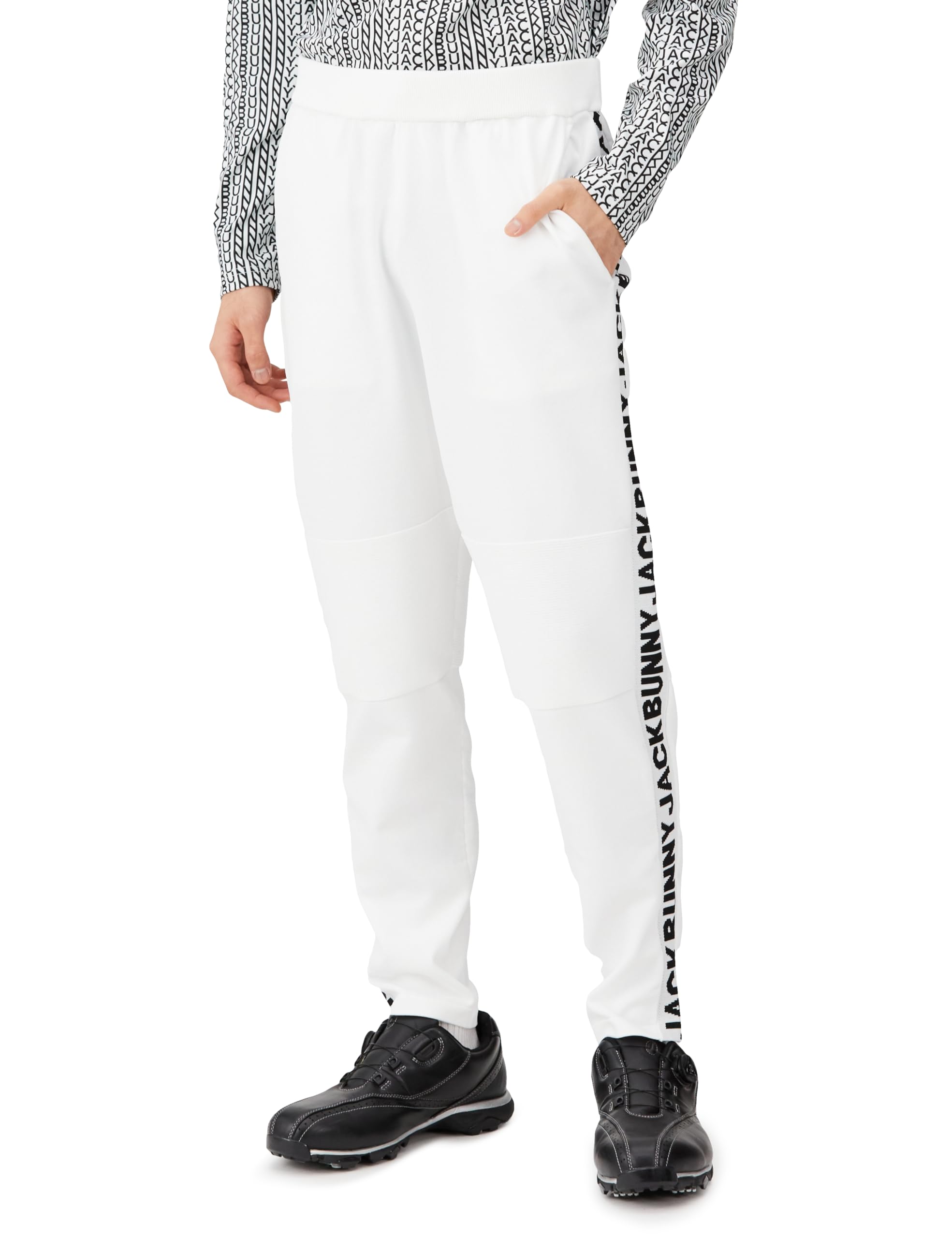 天竺 ズボン ニット ジャックバニー メンズ ゴルフウェア パンツ 4