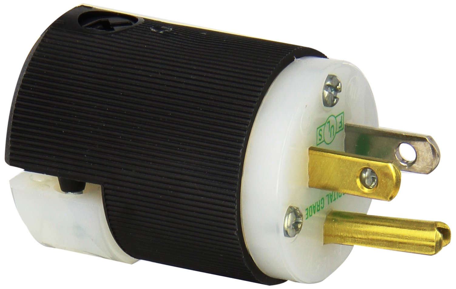 Amazon | Hubbell HBL8215C Plug, Hospital Grade, 15 amp, 125V, 5