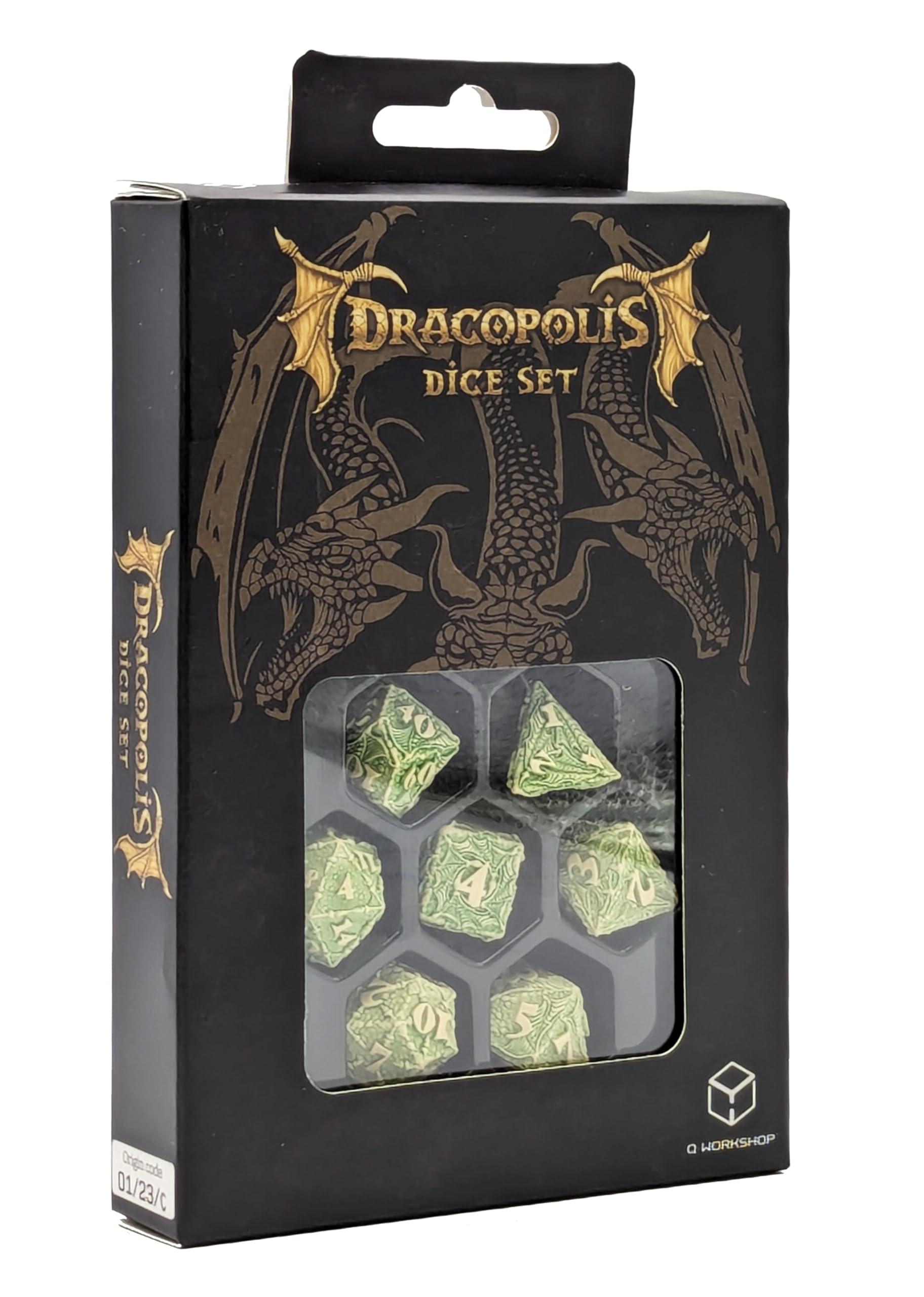 Amazon.com: Q-Workshop Dracopolis Dice Set The Andean Longneck