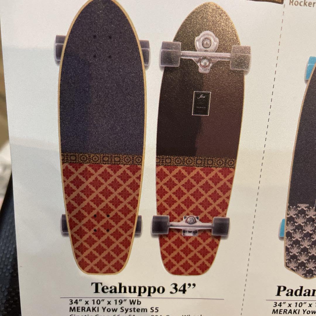 Amazon | teahuppo34 yow サーフスケートボード モデル | ノーブランド