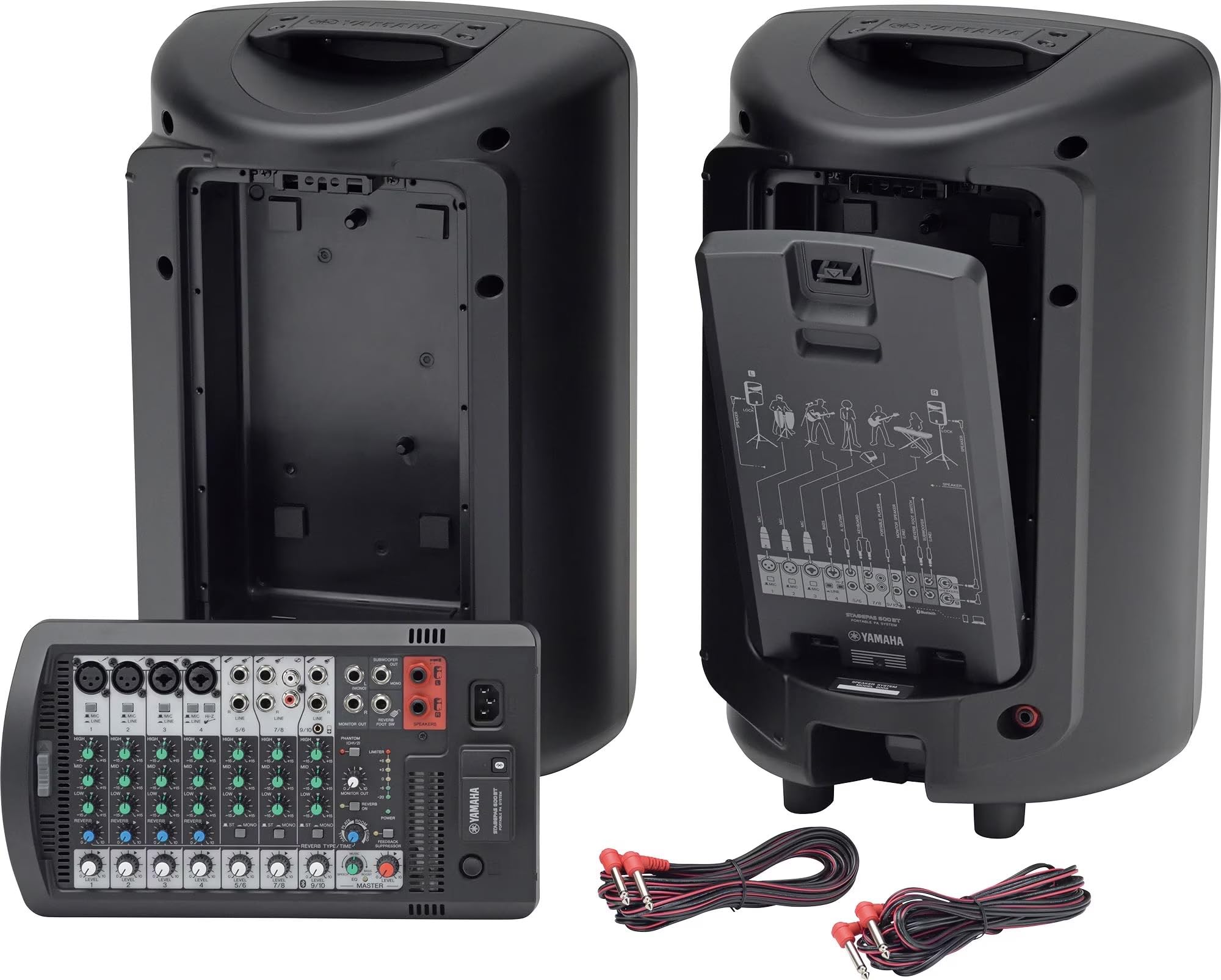 Amazon.com: Yamaha Portable PA System with Bluetooth Stagepas