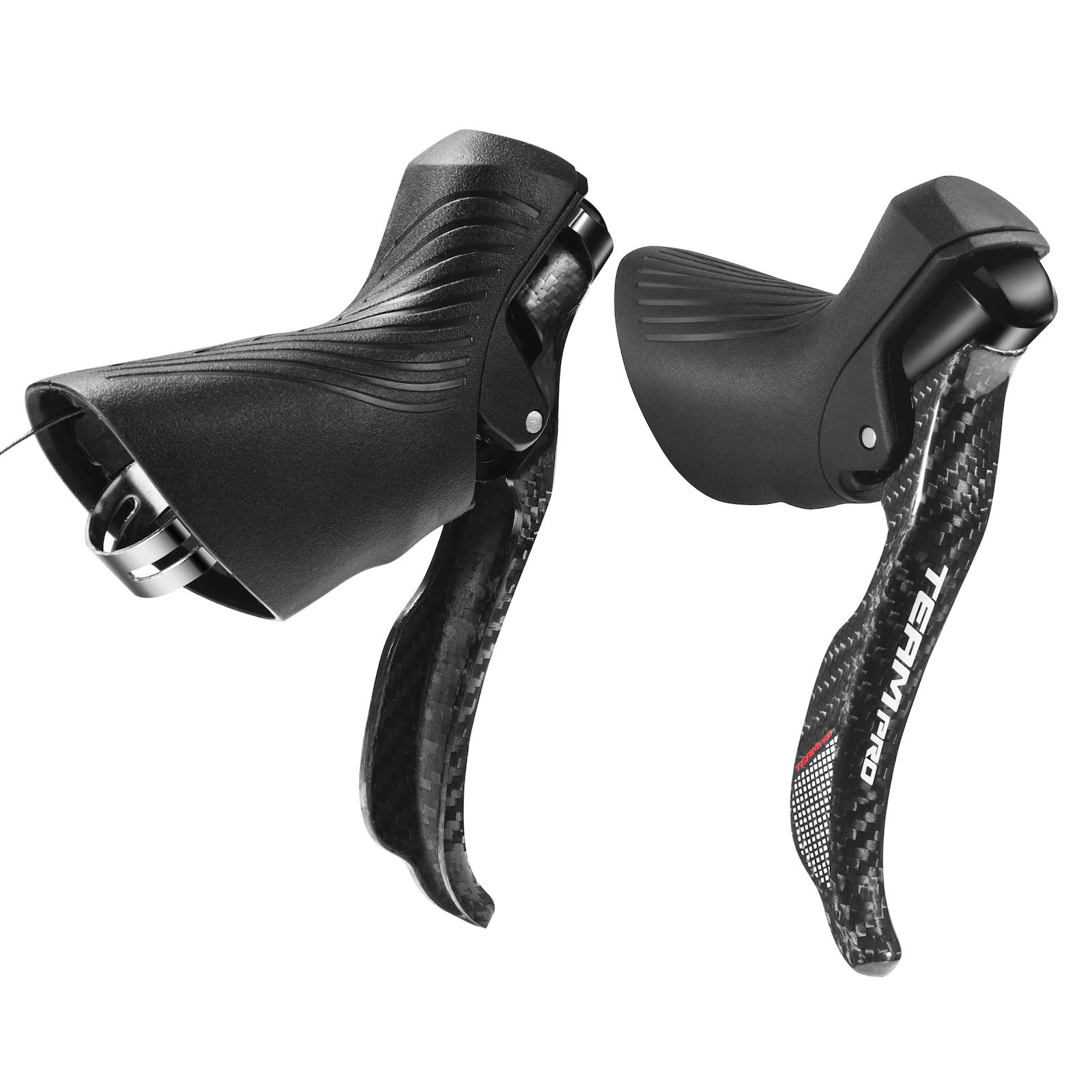 Amazon.co.jp: SENSAH 炭素繊維 STIレバー 自転車左右変速機・シフター