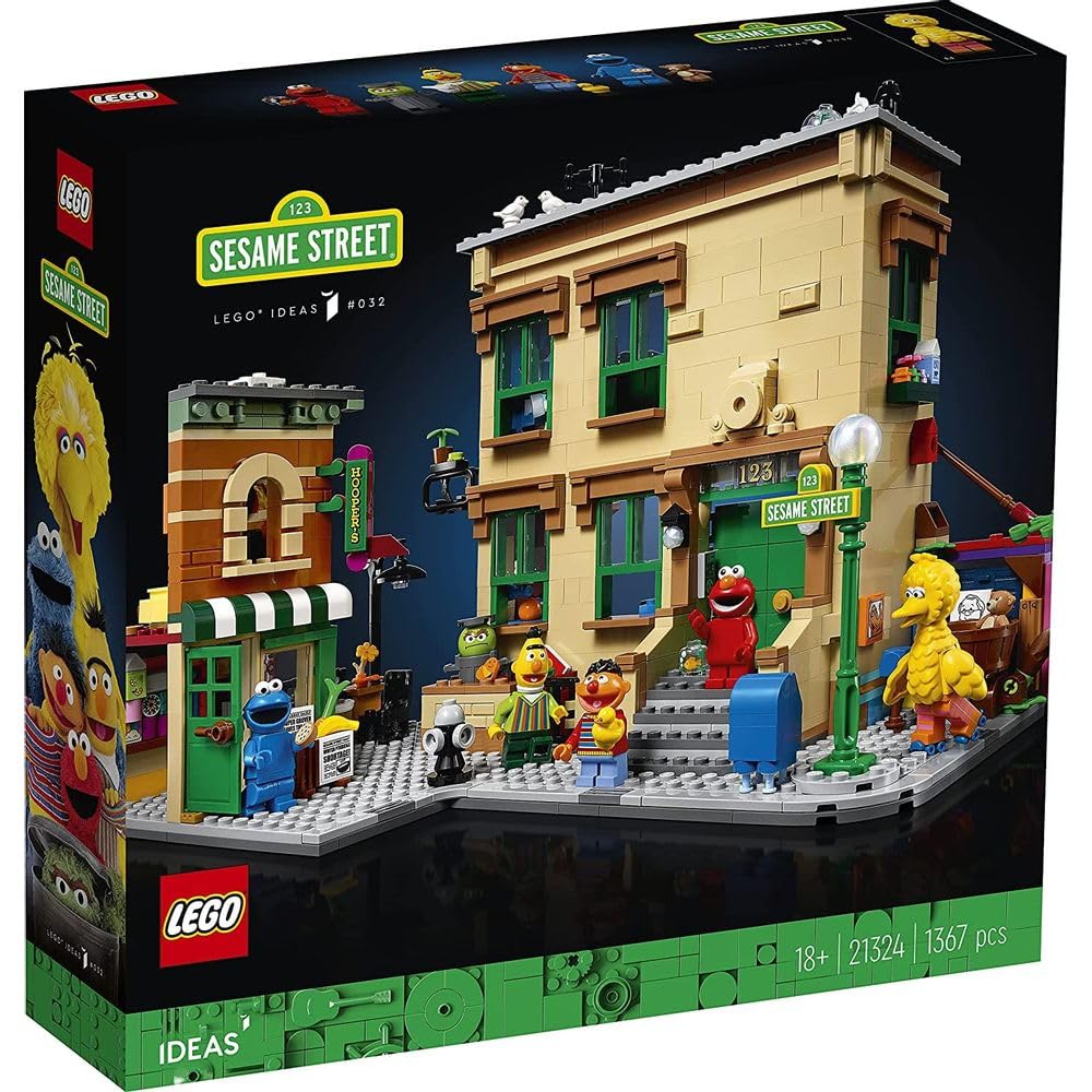 Amazon.com: LEGO Ideas 123 Sesame Street 21324 Building Kit